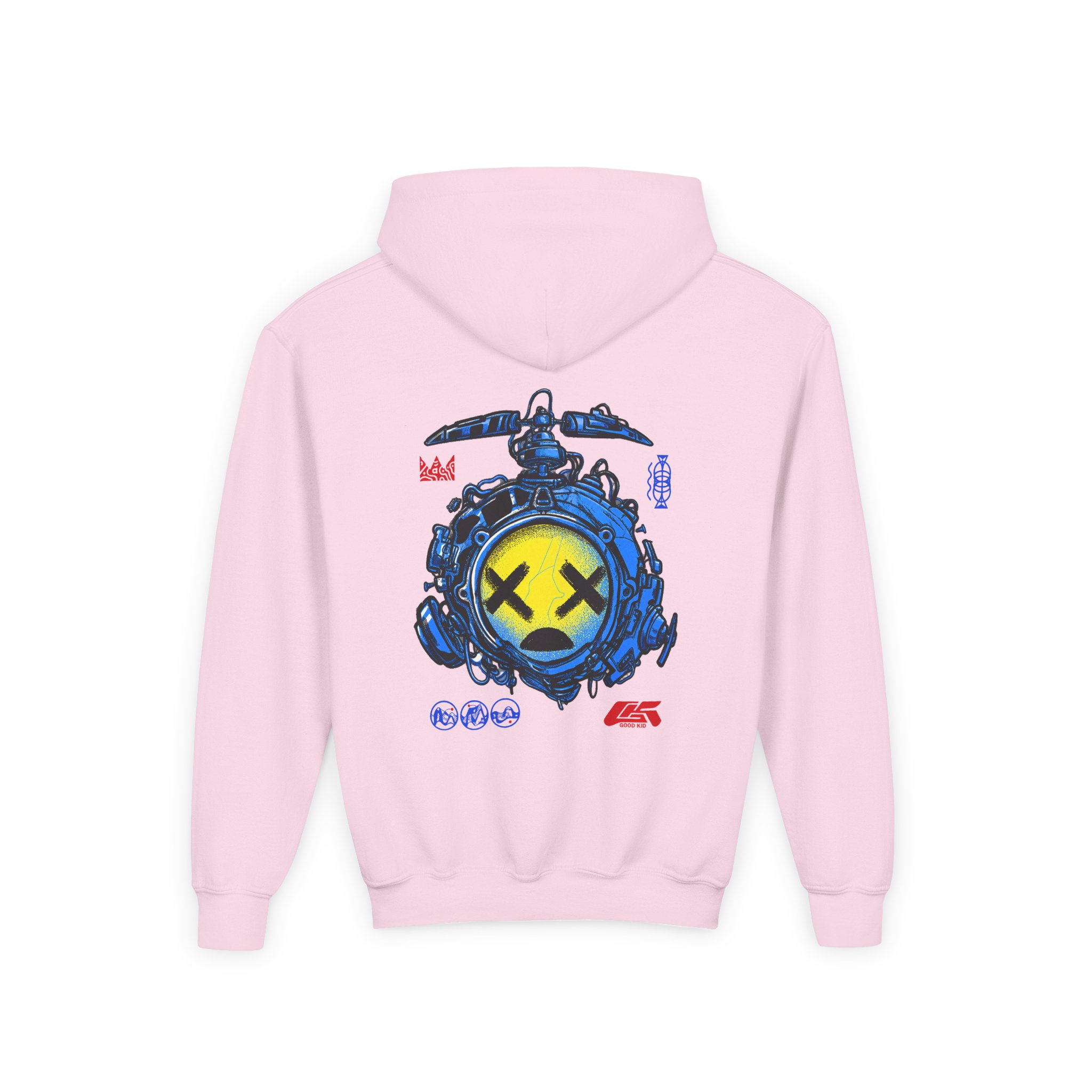 Good Kid Drone Youth Heavy Blend Hooded Sweatshirt - Image 8