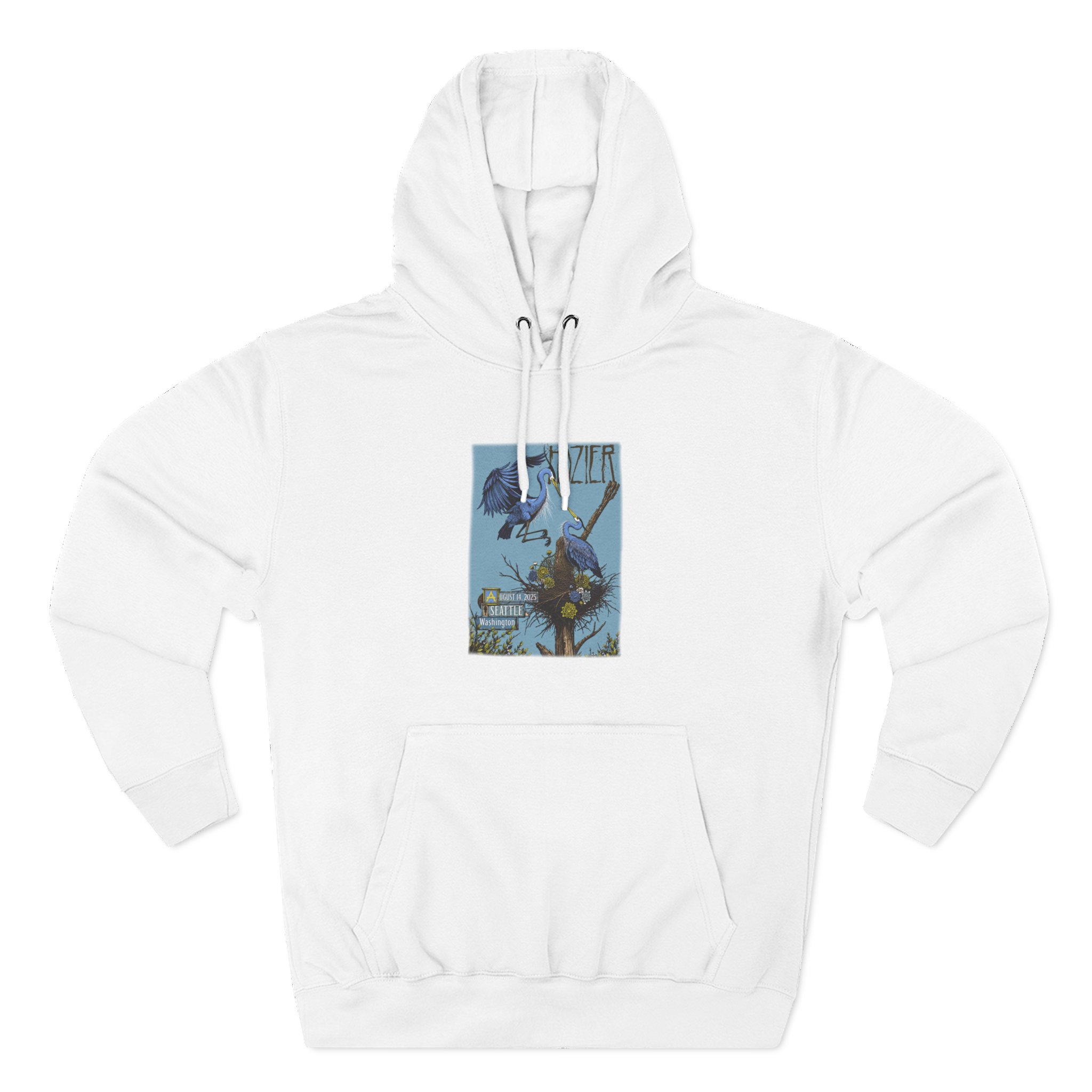 Hozier Seattle August 14 Show Three-Panel Fleece Hoodie
