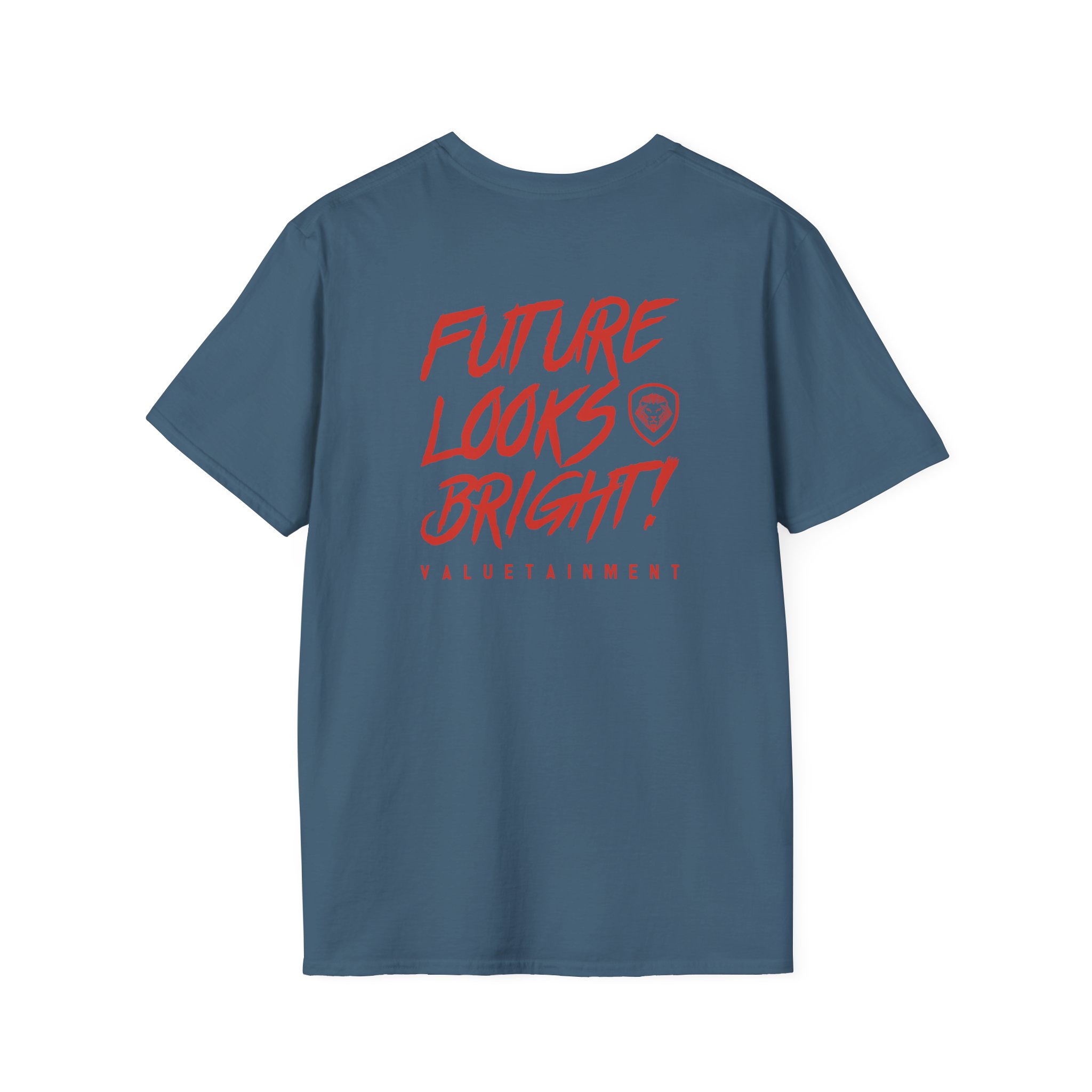 Valuetainment Future Looks Bright Unisex Softstyle T-Shirt - Image 12