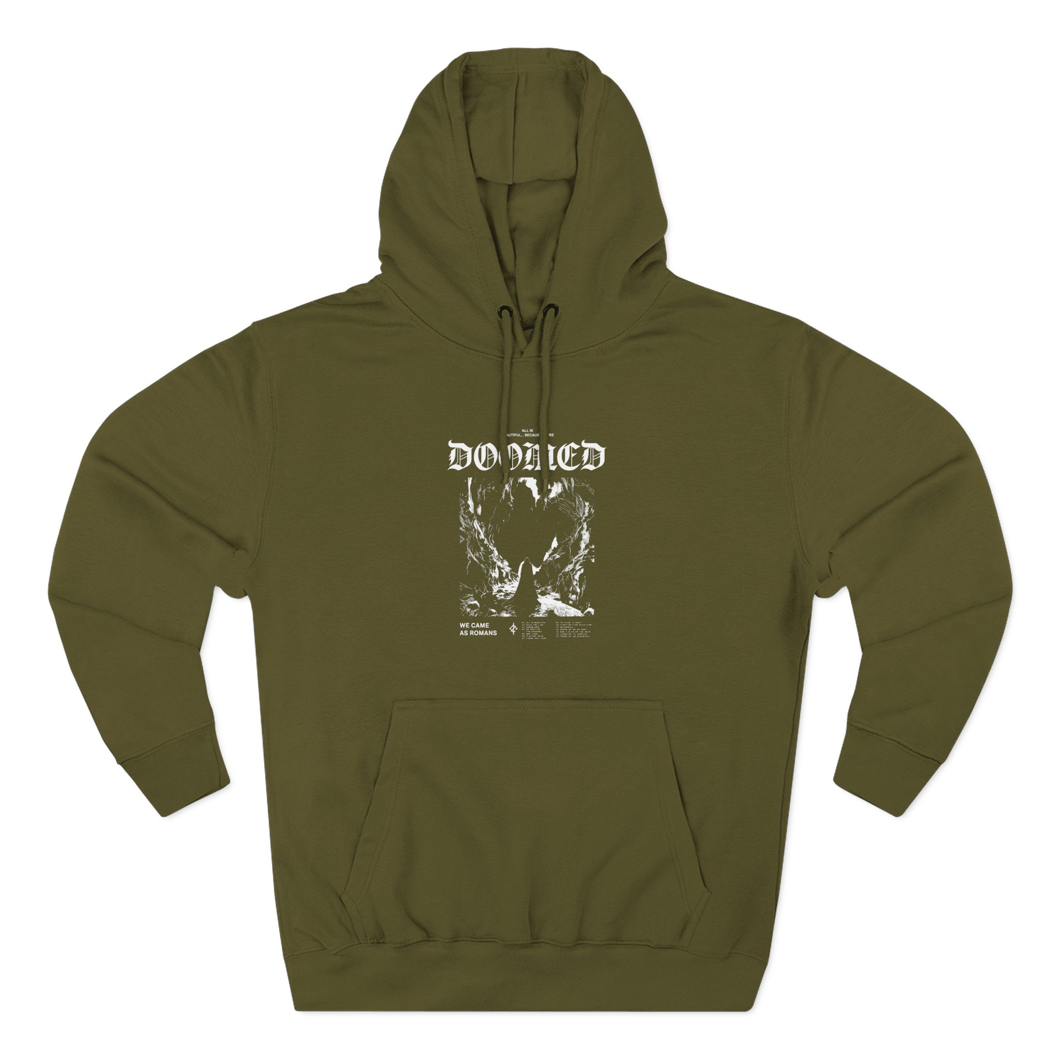 We Came as Romans Doomed Metal Three-Panel Fleece Hoodie - Image 5
