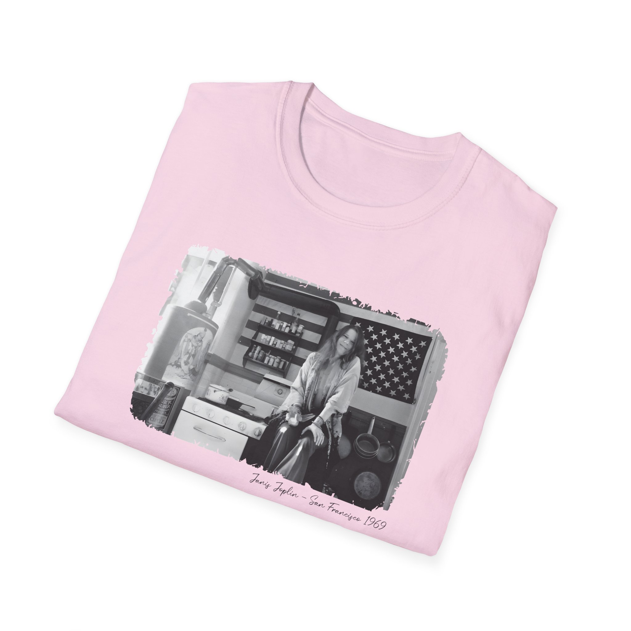 Janis in the Kitchen Unisex Softstyle T-Shirt - Image 48