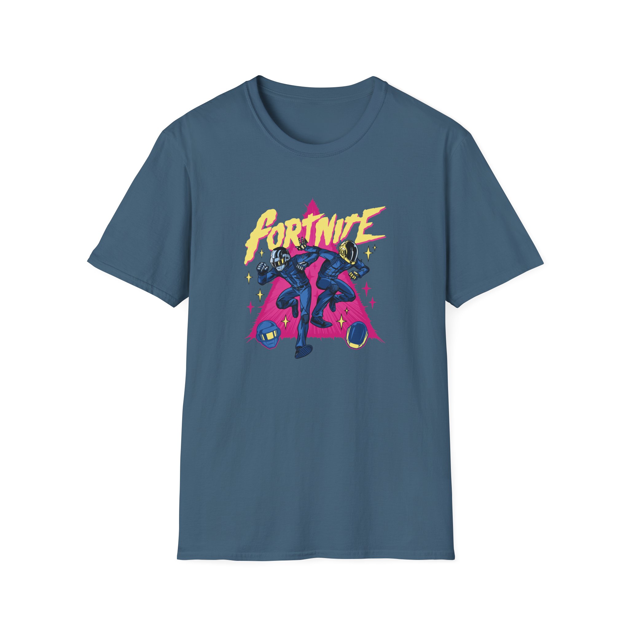 Daft Punk Ortnite X Daft Punk Unisex Softstyle T-Shirt - Image 9