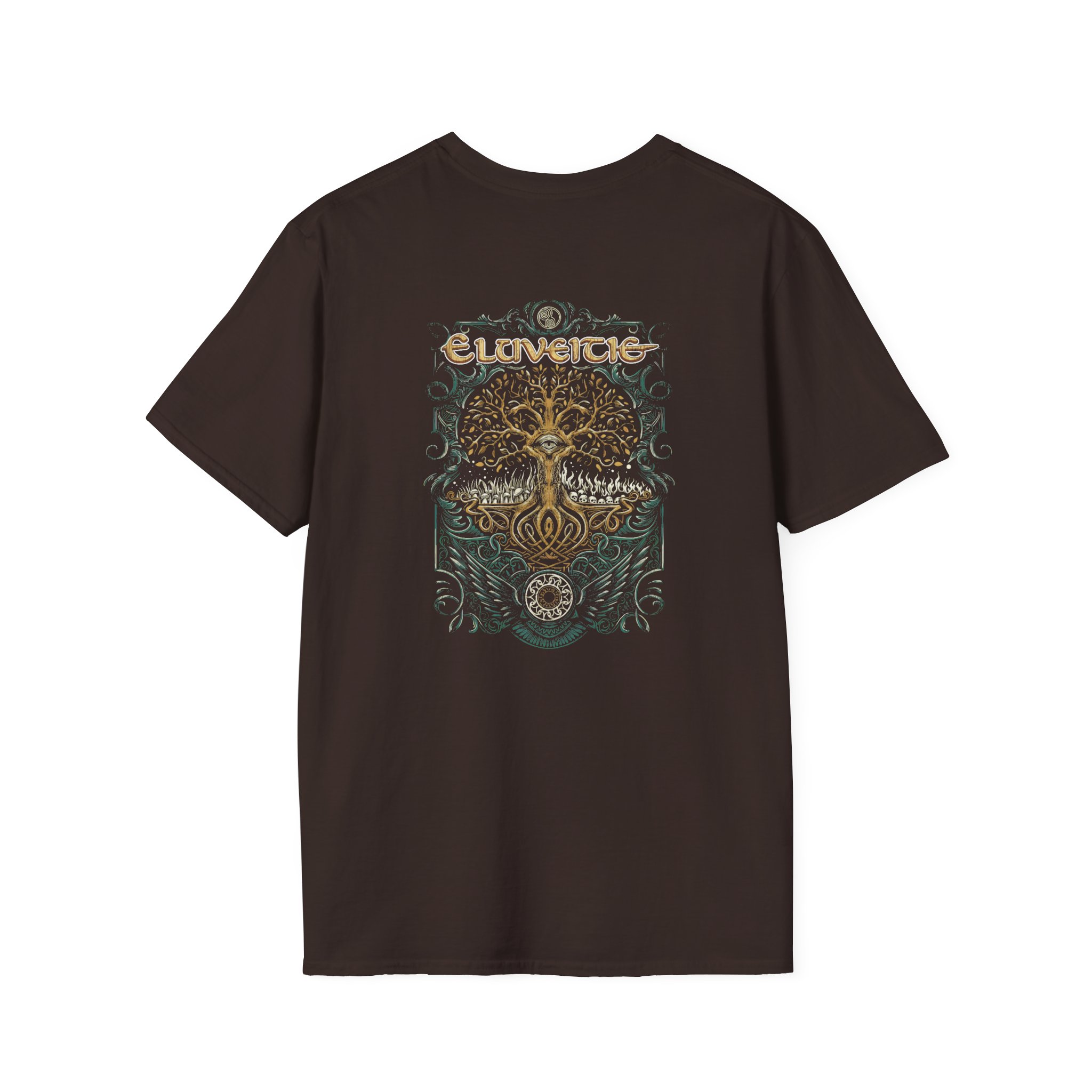 Eluveitie Celtic Tree Unisex Softstyle T-Shirt - Image 4