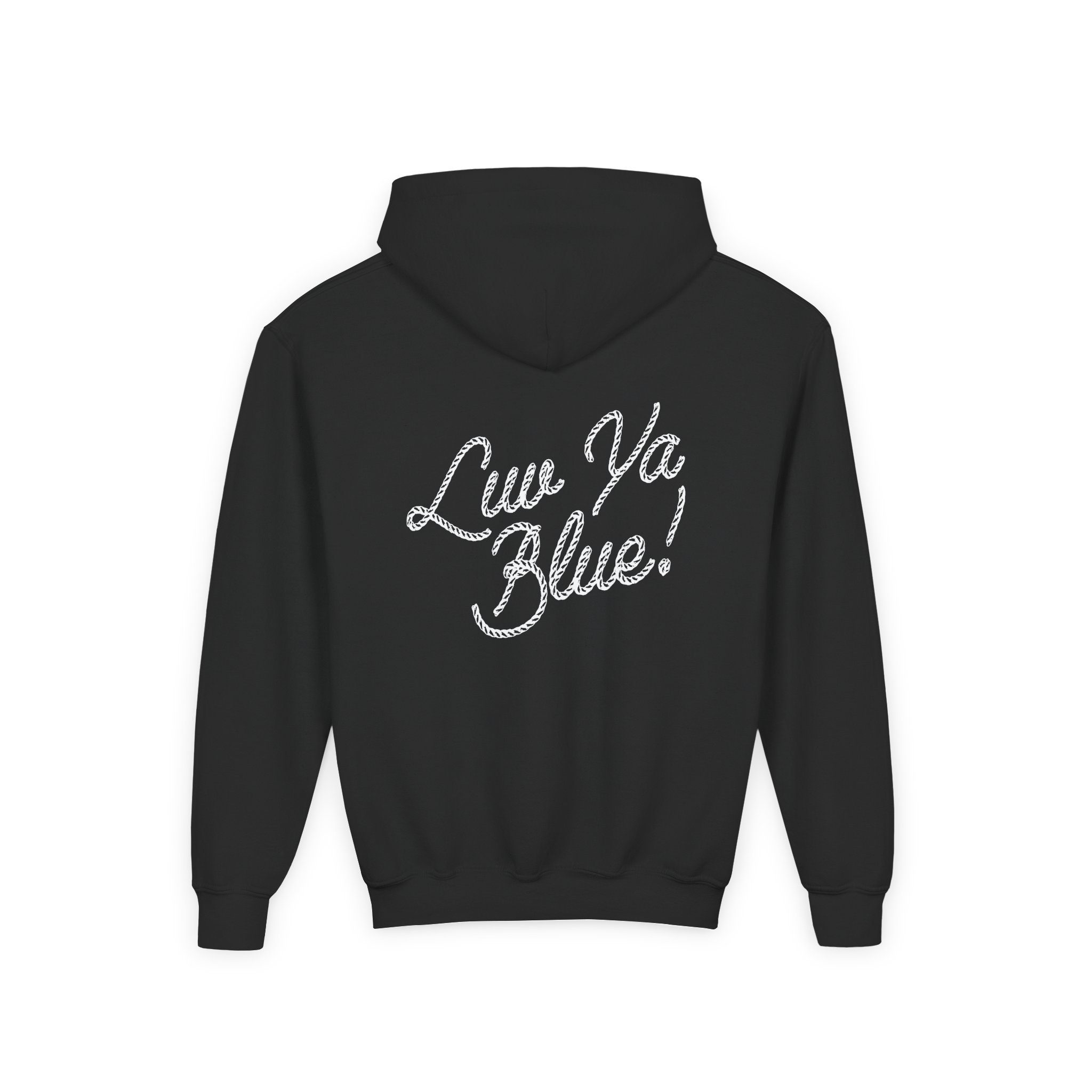 Megan Moroney Titans Varsity Youth Heavy Blend Hooded Sweatshirt - Image 2