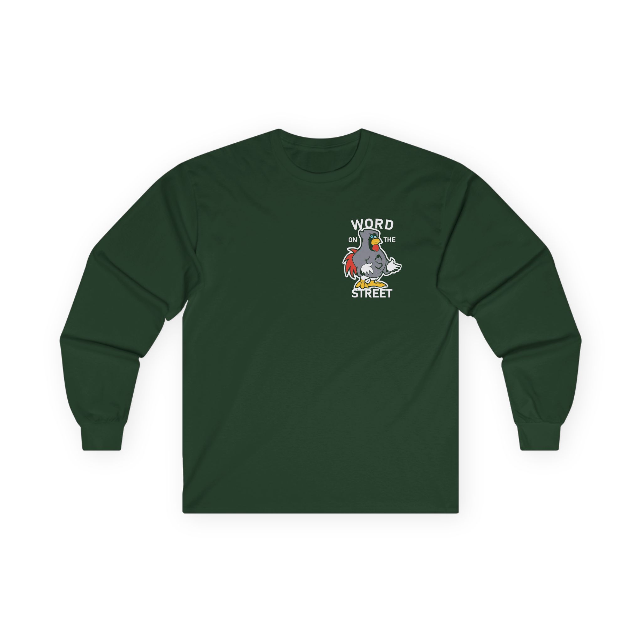 Shroud Chicken Word On The Street Unisex Ultra Cotton Long Sleeve Tee - Image 7