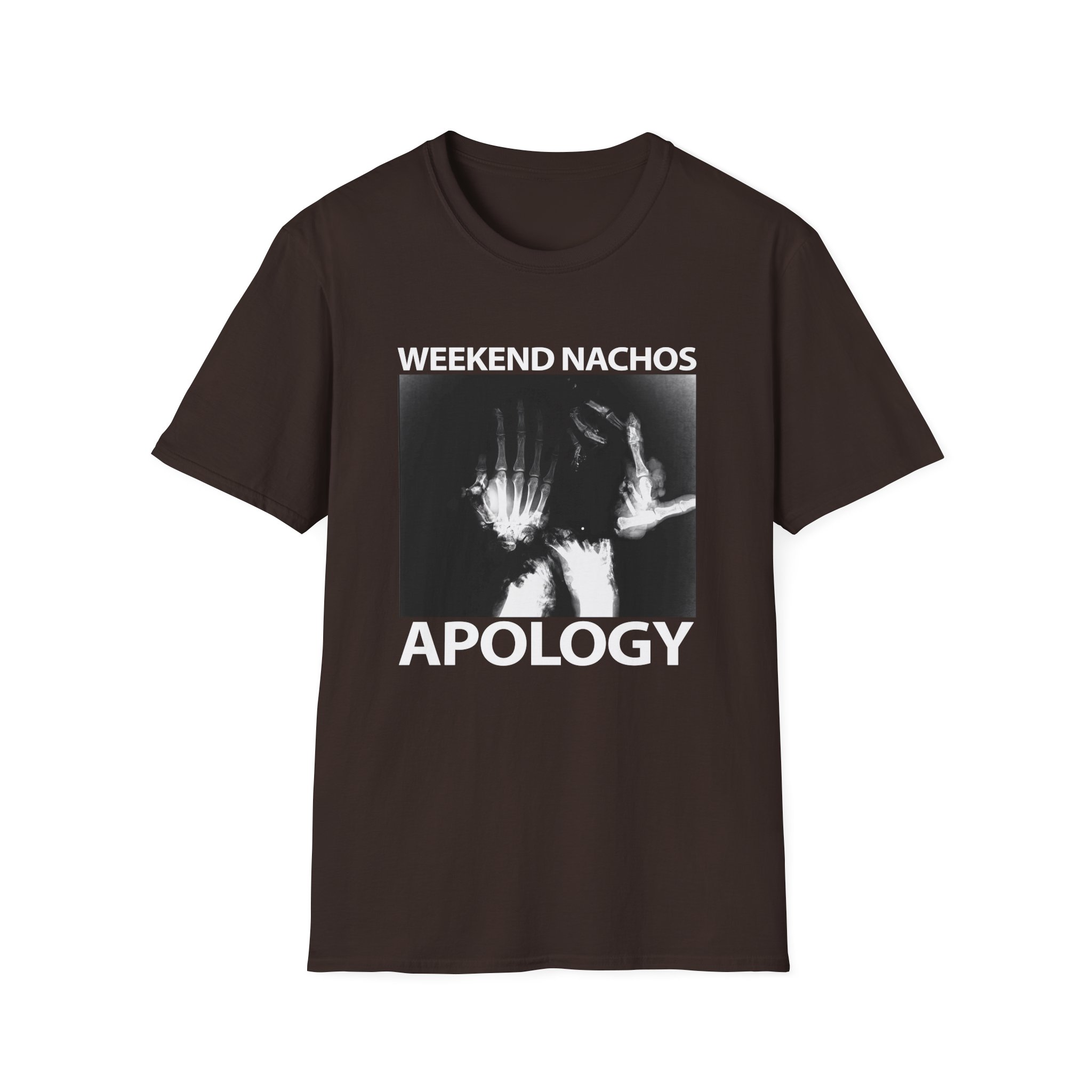 Weekend Nachos Apology Unisex Softstyle T-Shirt - Image 5