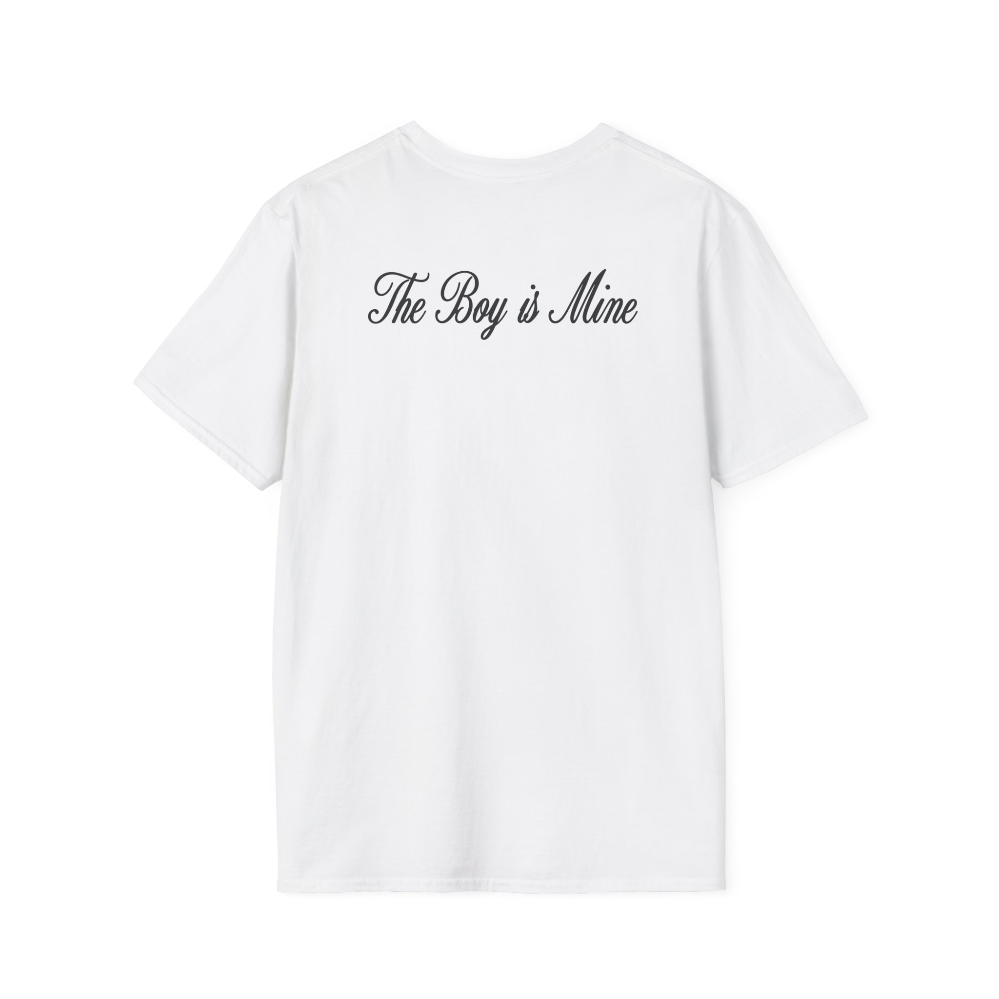 AG the boy is mine Unisex Softstyle T-Shirt - Image 2