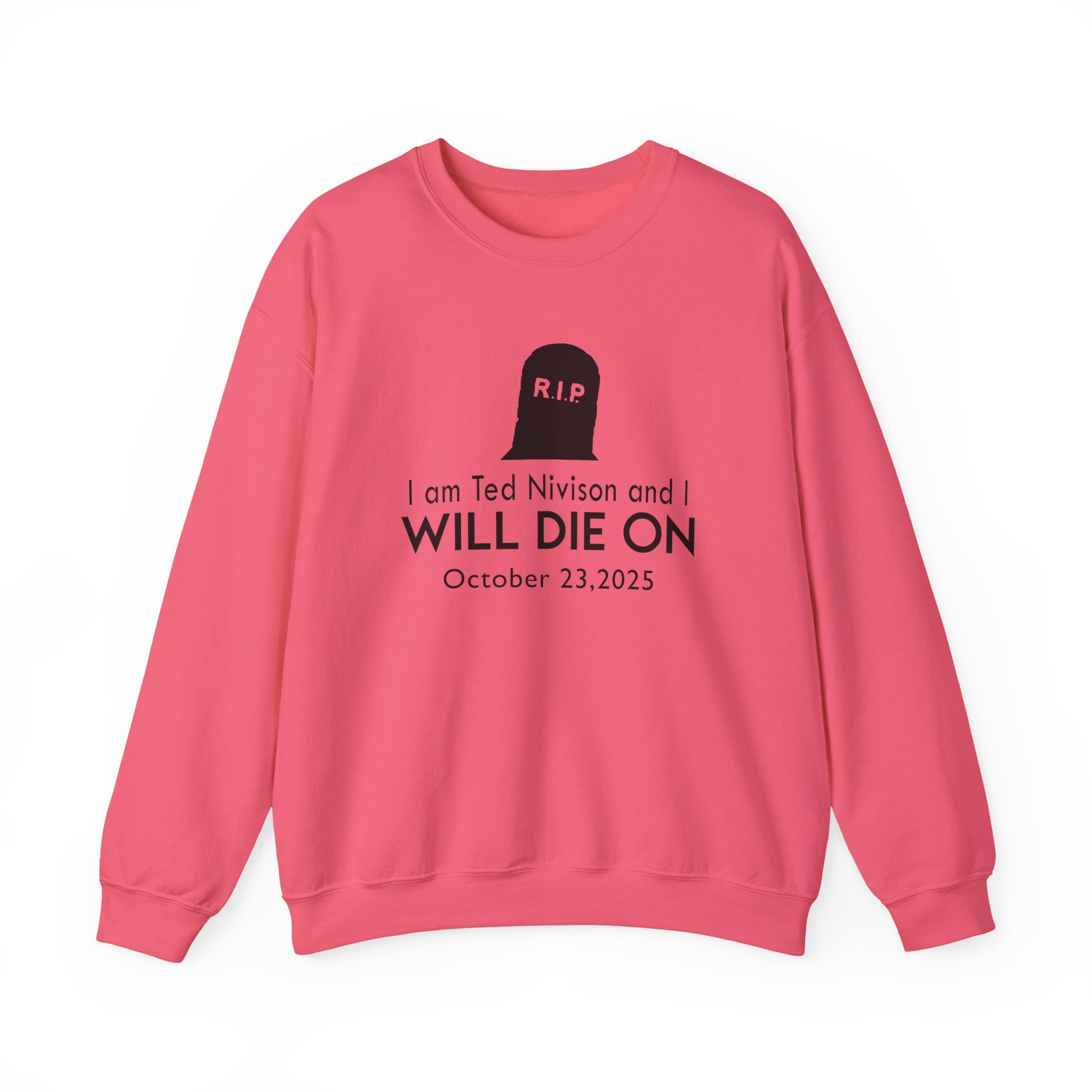 Jschlatt I Am Ted Nivison and I Will Die on Unisex Heavy Blend™ Crewneck Sweatshirt - Image 17