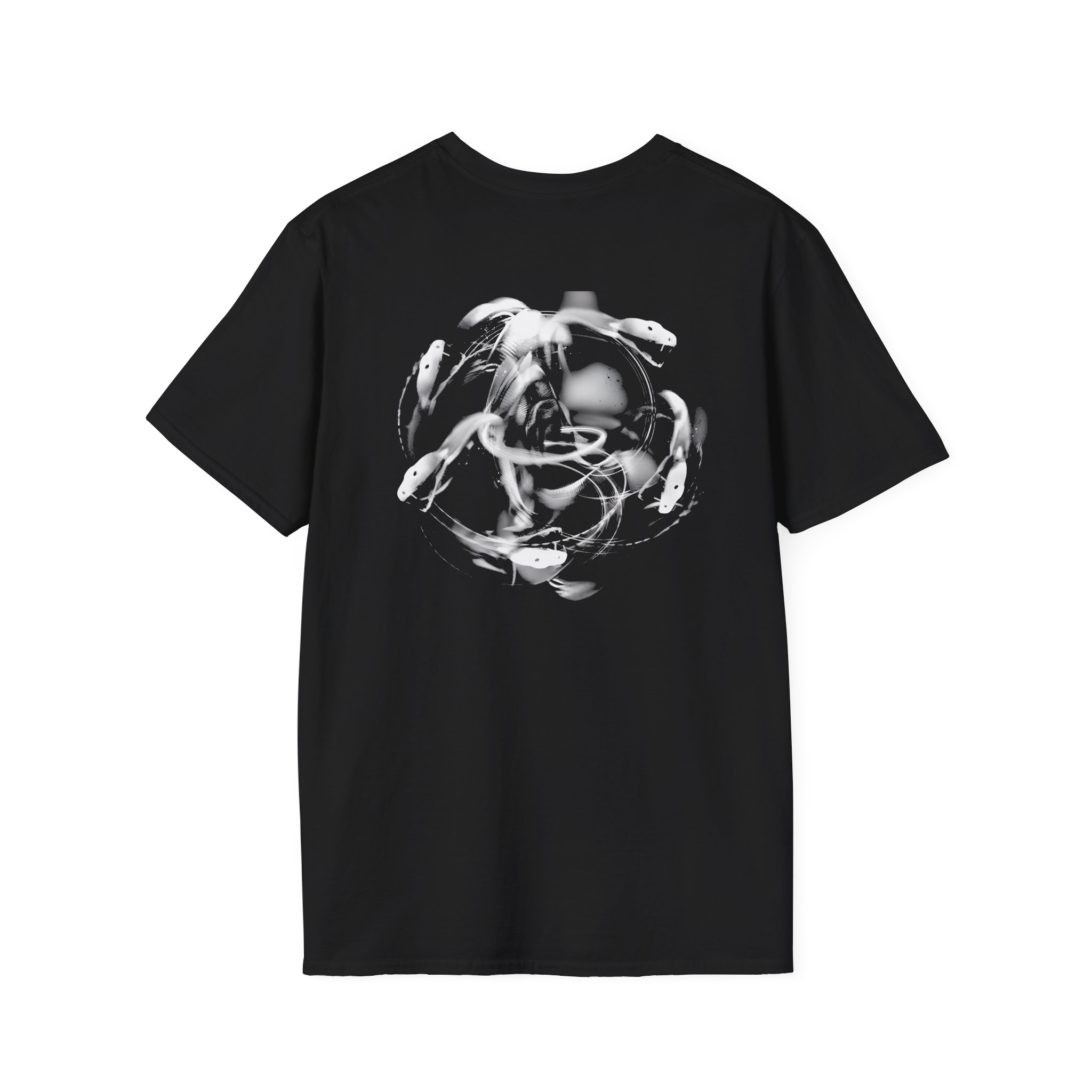 Meduza Serpente Circle Unisex Softstyle T-Shirt - Image 2