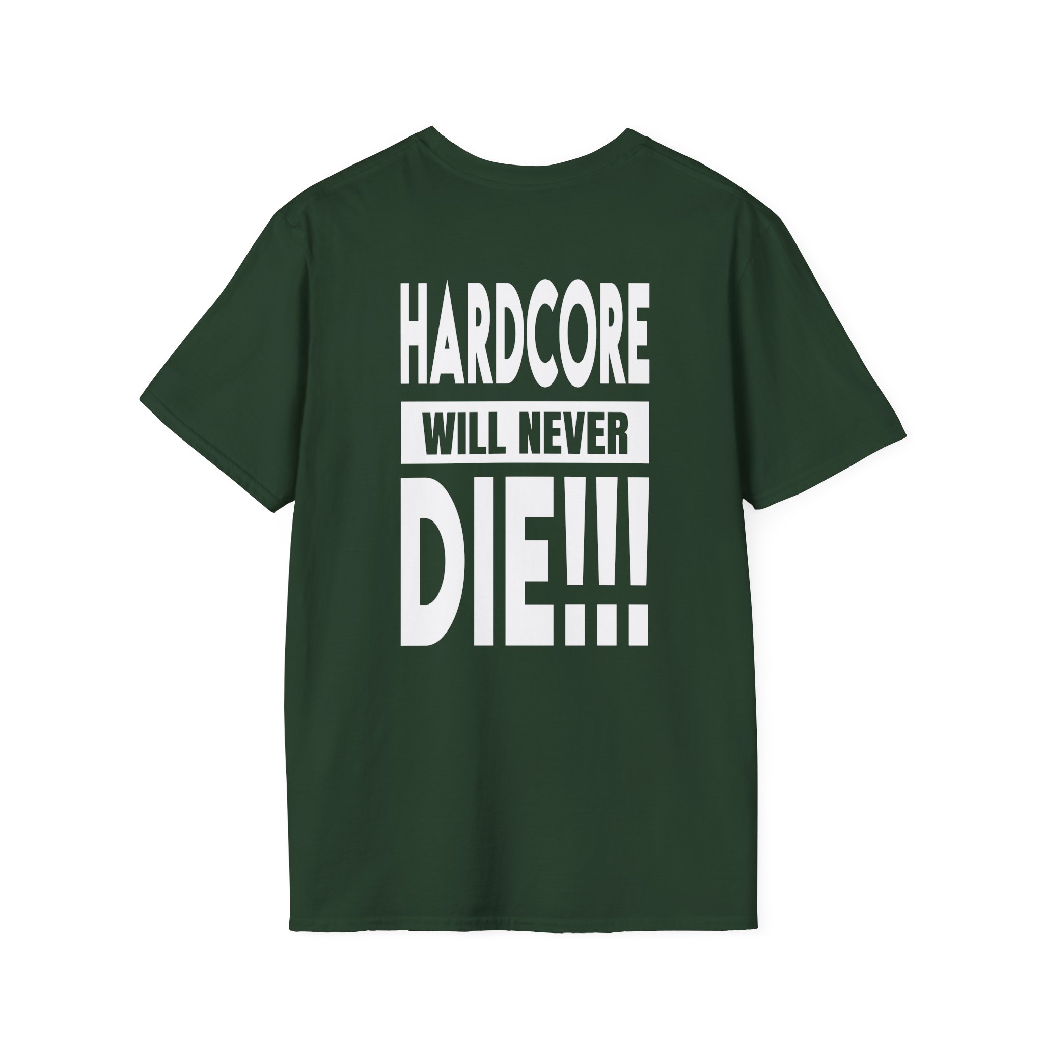 Thunderdome Hardcore Will Never Die Unisex Softstyle T-Shirt - Image 6