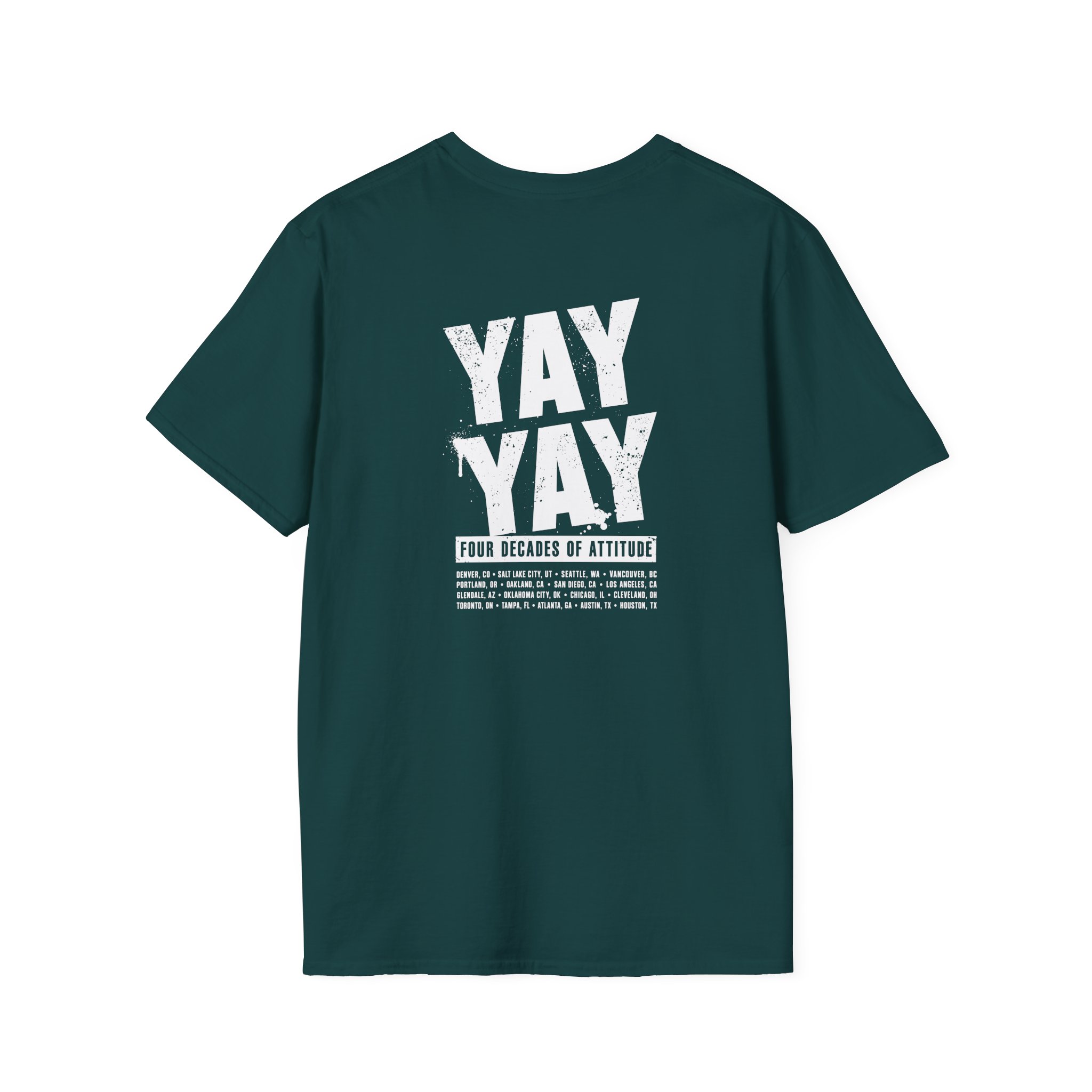 Ice Cube Yay Yay Tour Unisex Softstyle T-Shirt - Image 14