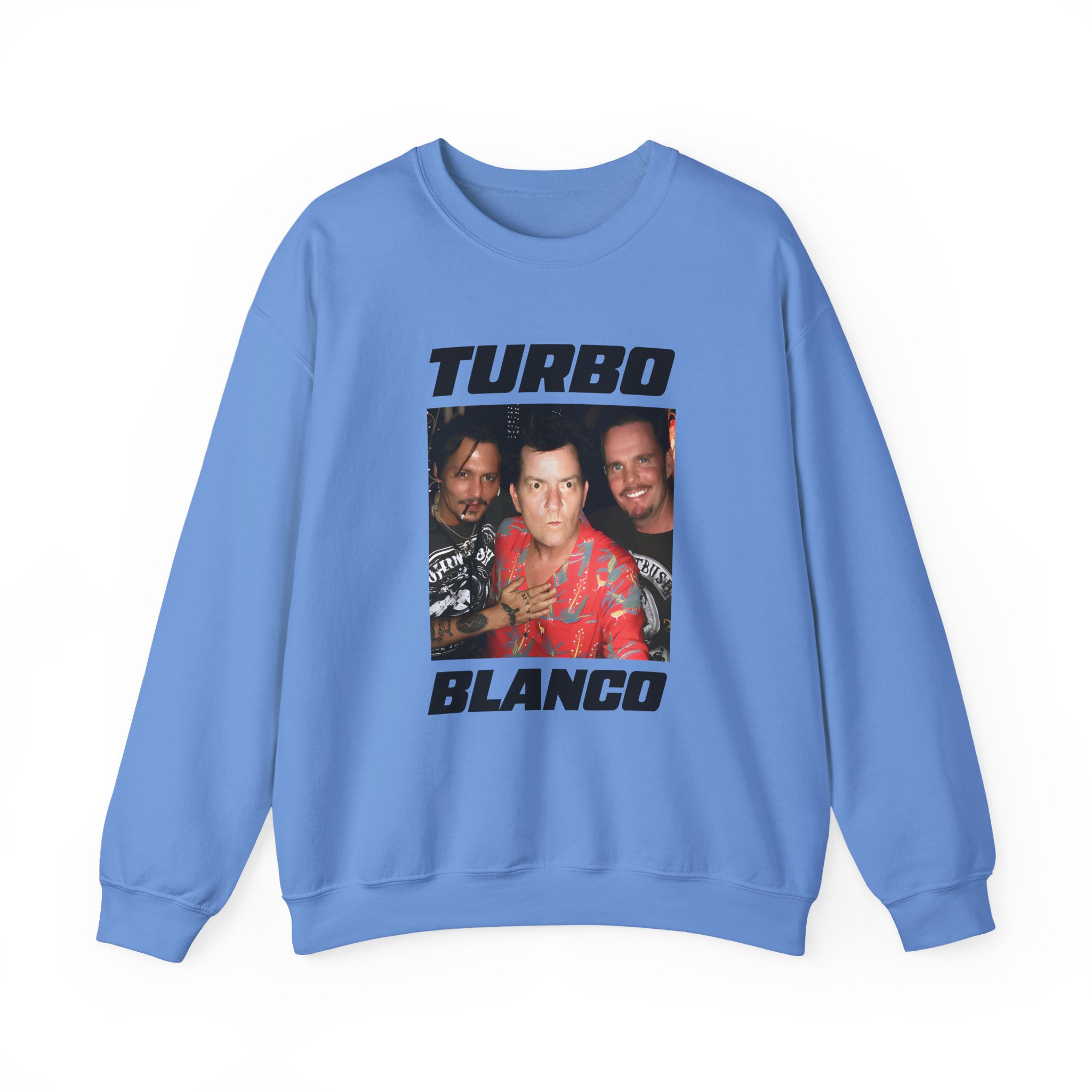 Chris Lorenzo Turbo Blanco Unisex Heavy Blend™ Crewneck Sweatshirt - Image 11