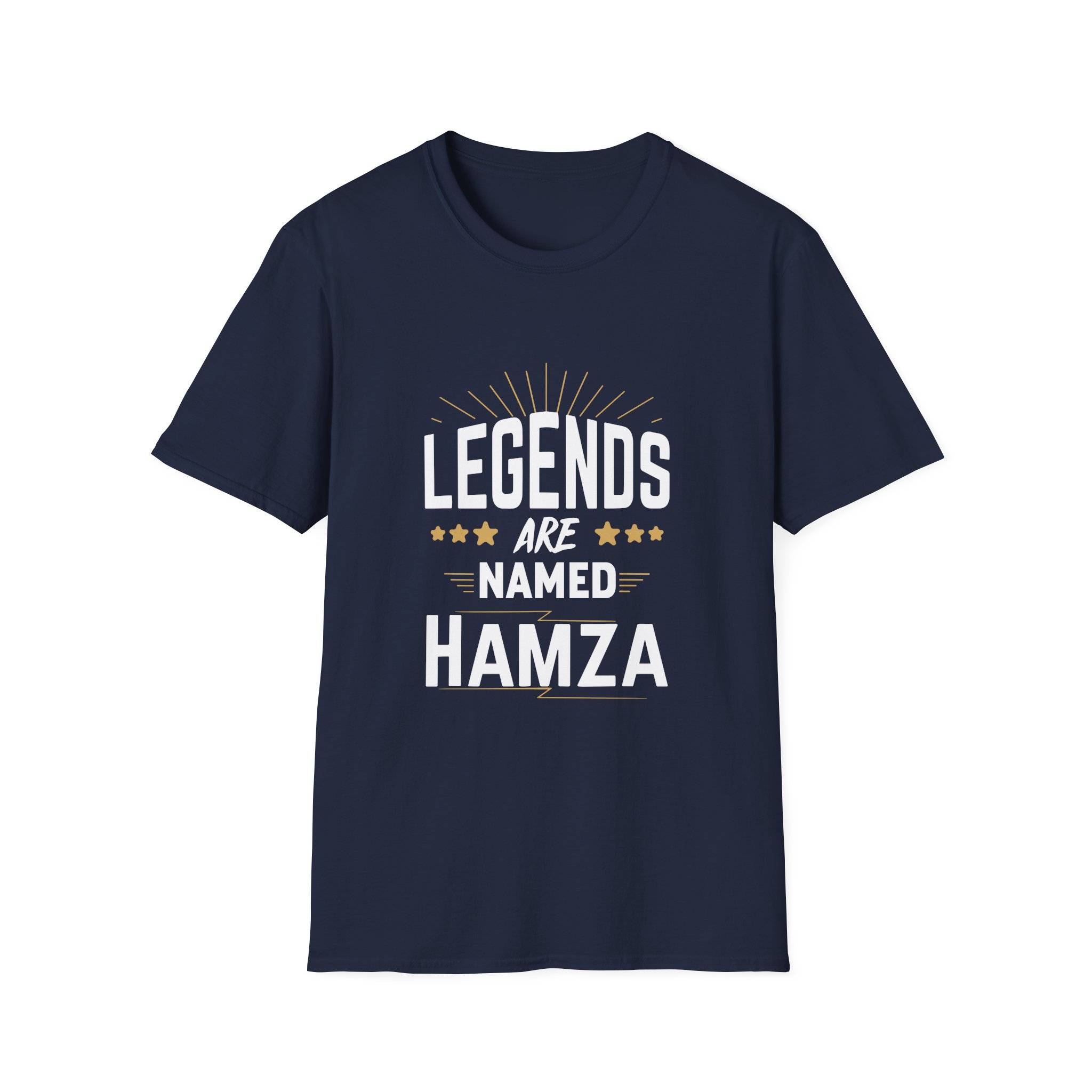 Hamza Legends Are Named Unisex Softstyle T-Shirt - Image 19