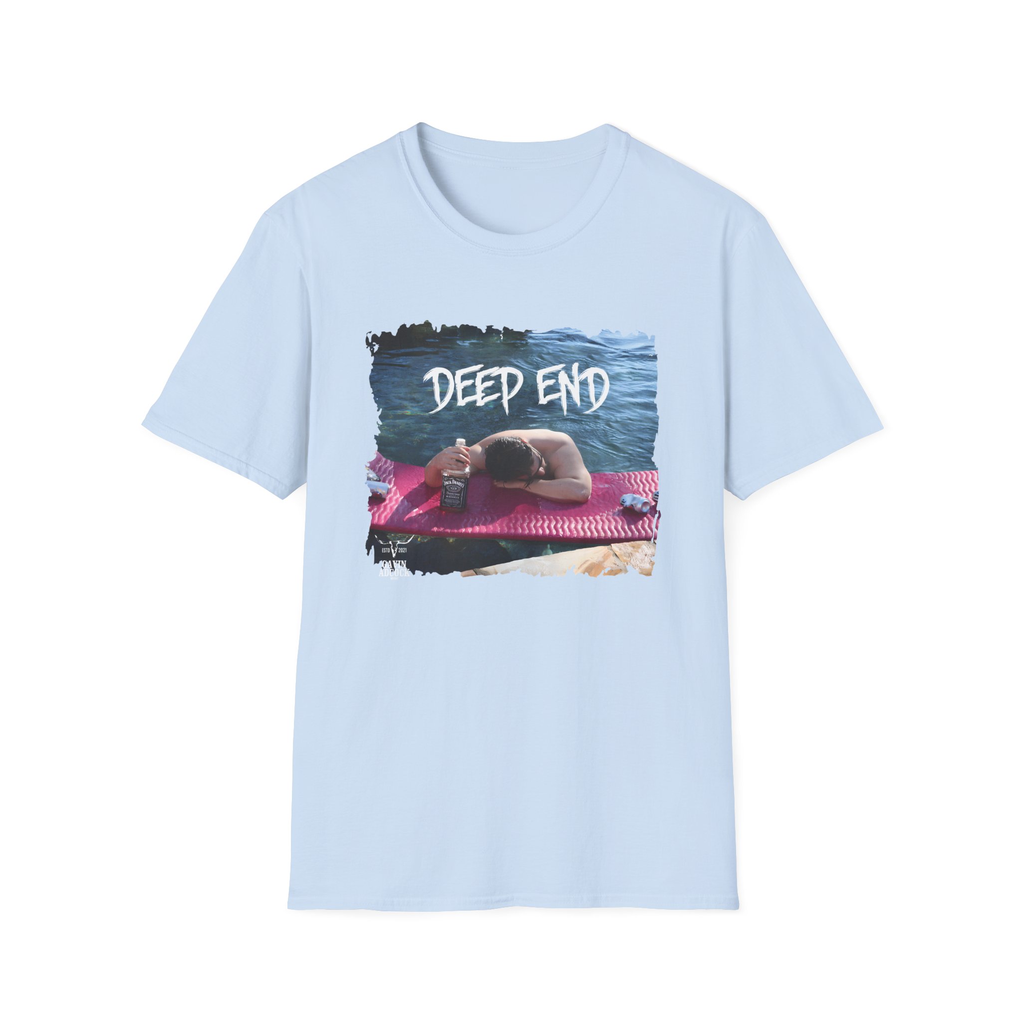Gavin Adcock Deep End Unisex Softstyle T-Shirt - Image 9
