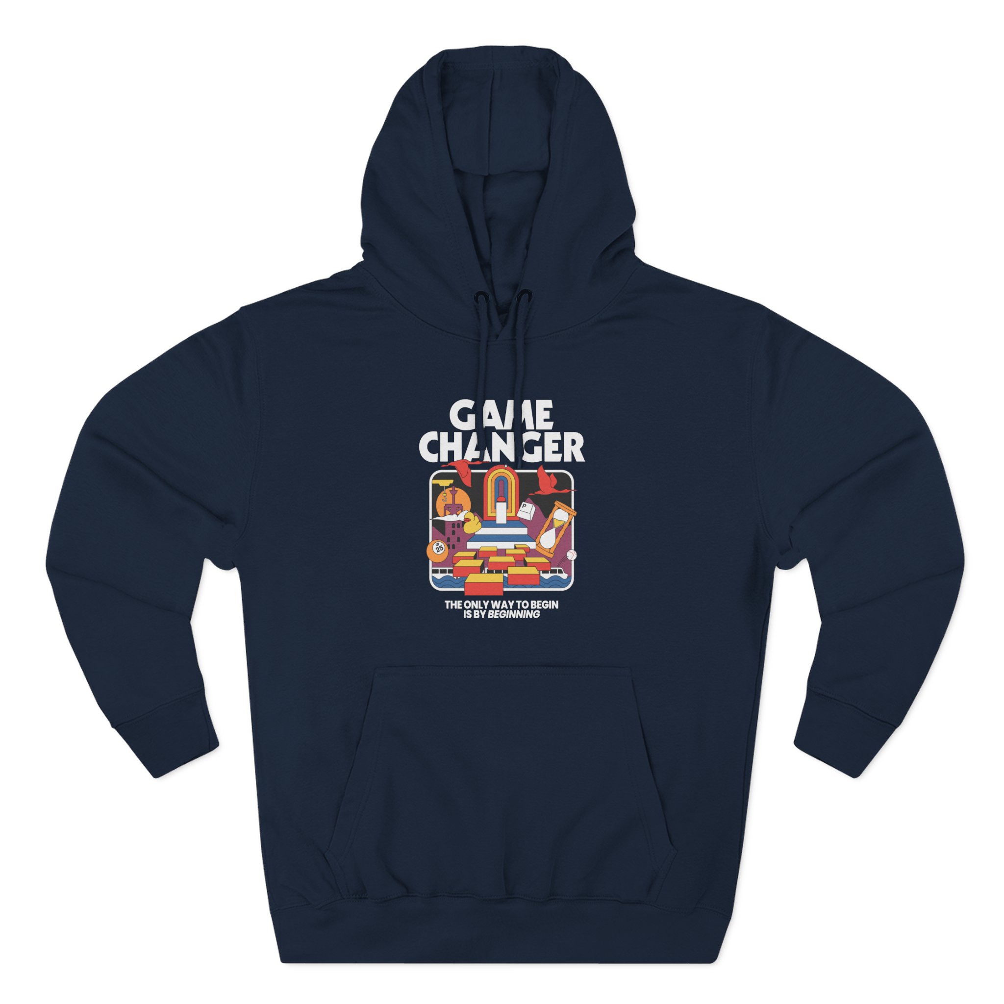 Dropout Game Changer Ringer Three-Panel Fleece Hoodie - Image 11