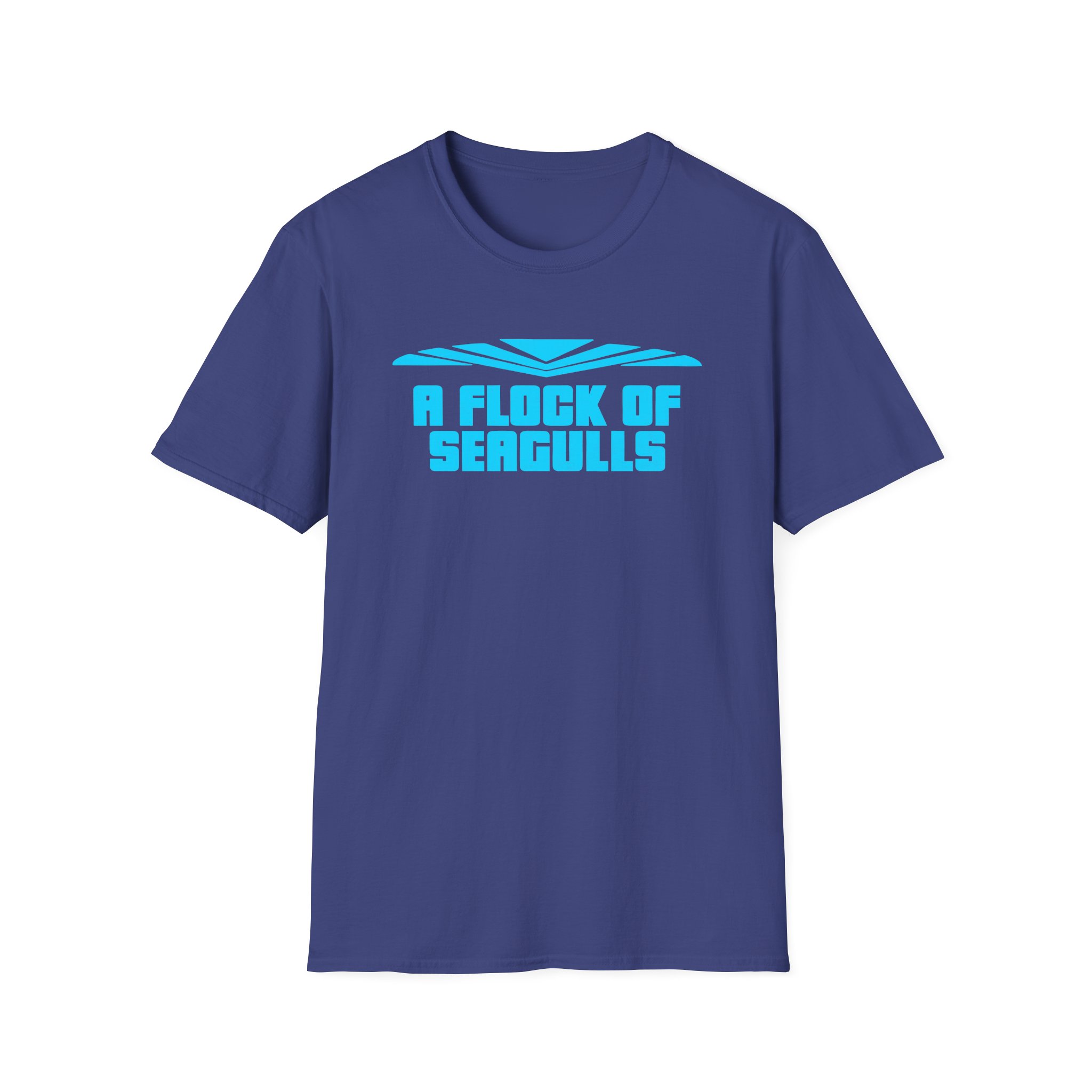 A Flock of Seagulls Logo Unisex Softstyle T-Shirt - Image 17