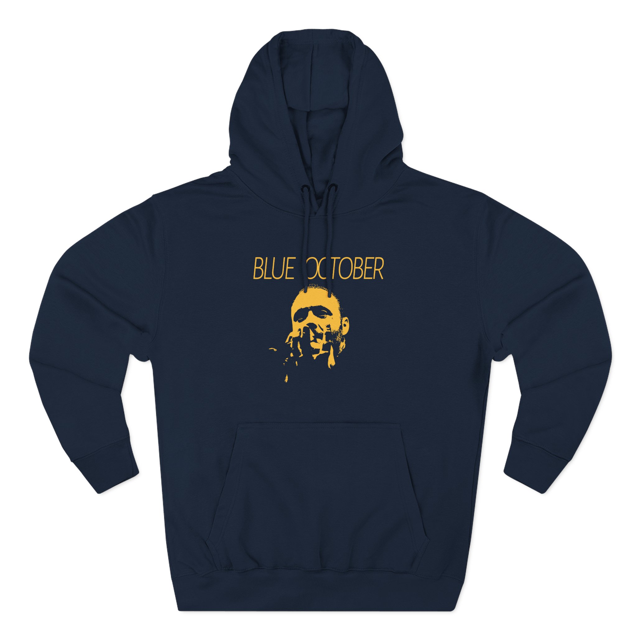 Blue October Midnight Foil Three-Panel Fleece Hoodie - Image 9