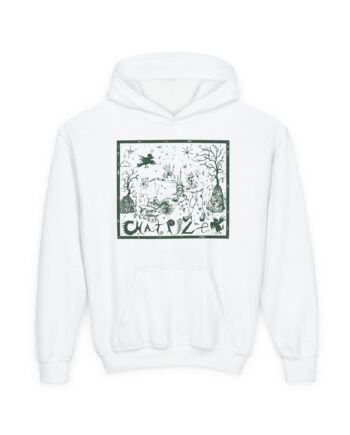 Chat Pile Olivia Gibb Youth Heavy Blend Hooded Sweatshirt