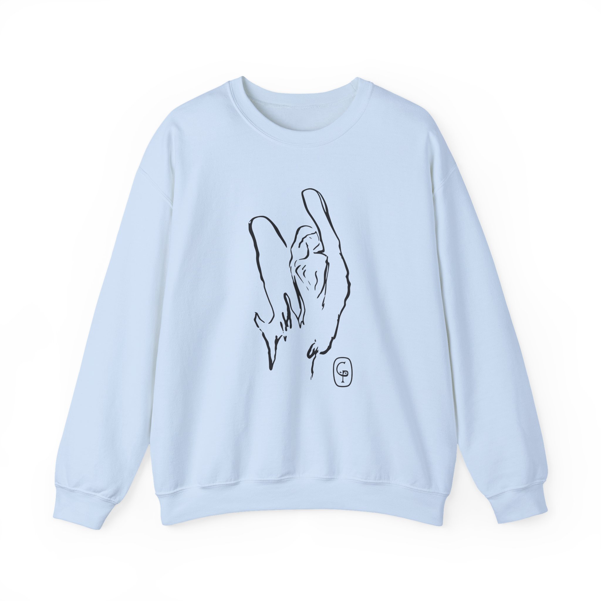 Caroline Polachek Crude Drawing Unisex Heavy Blend™ Crewneck Sweatshirt - Image 7