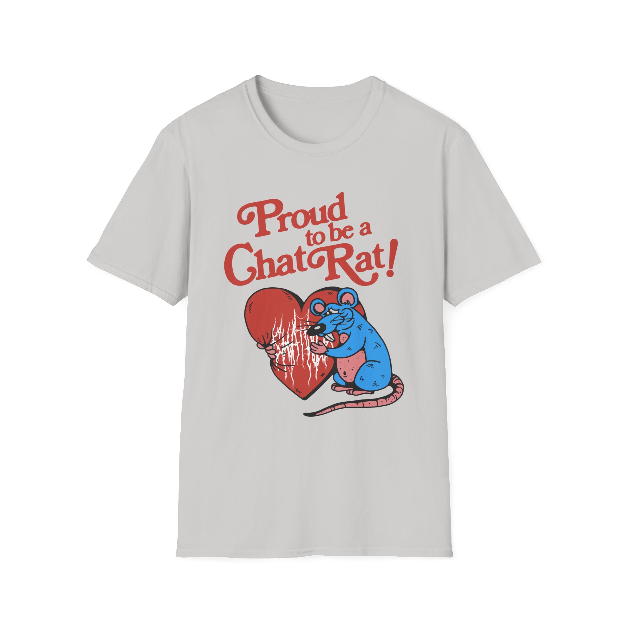 Chat Pile Chat Rat Unisex Softstyle T-shirt - Image 9