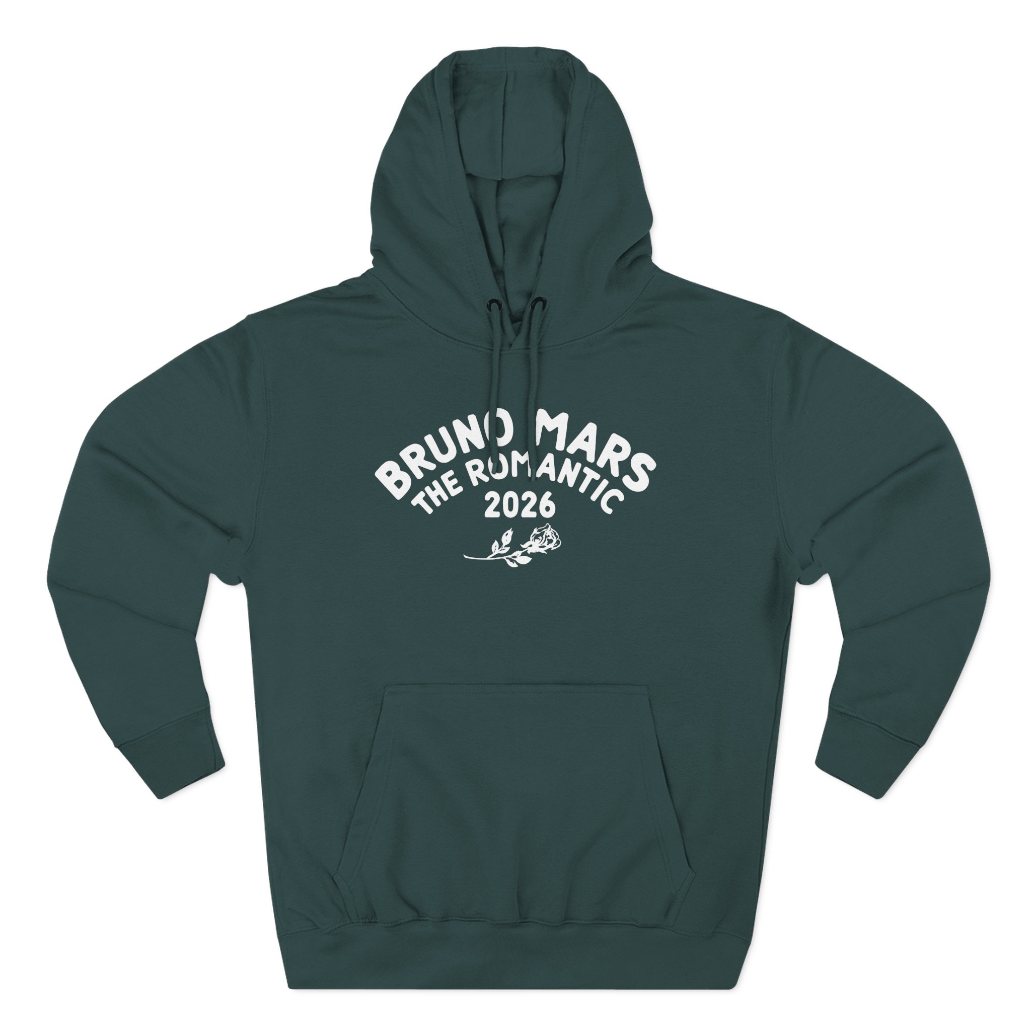 Bruno Mars the Romantic Tour Three-Panel Fleece Hoodie - Image 7