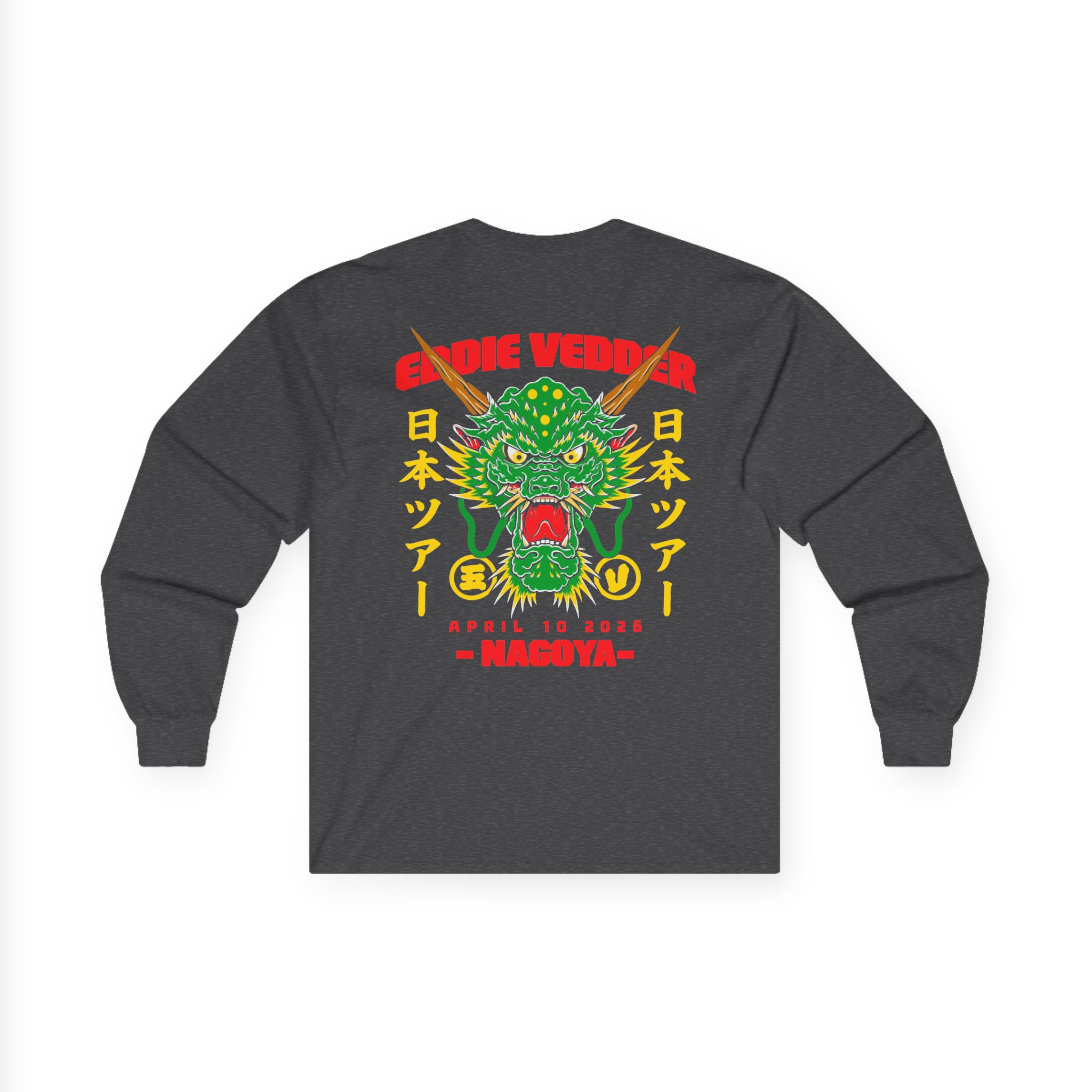 Eddie Vedder 2026 Nagoya Unisex Ultra Cotton Long Sleeve Tee - Image 8