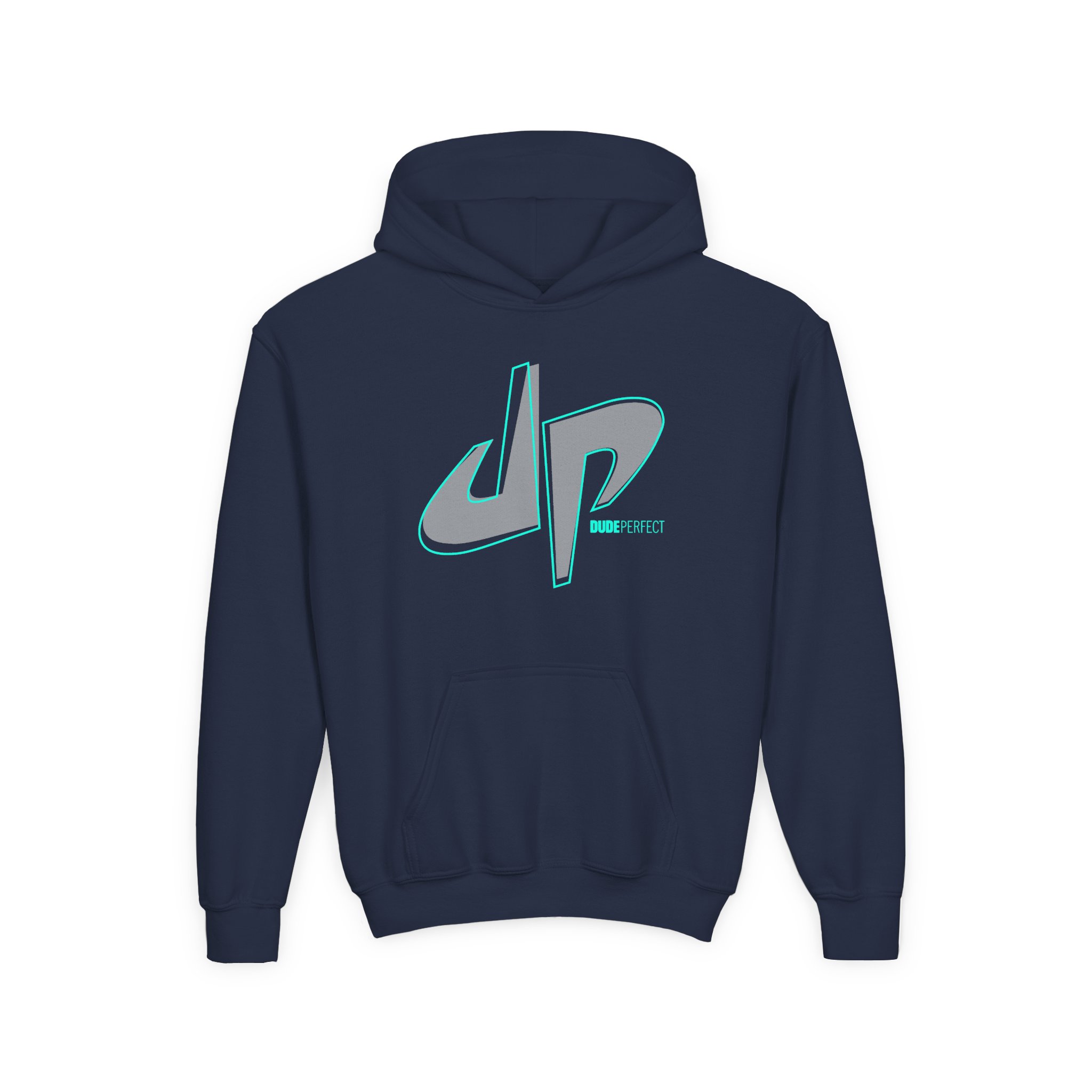Dude Perfect Pound It Reflective Youth Heavy Blend Hooded Sweatshirt - Image 11