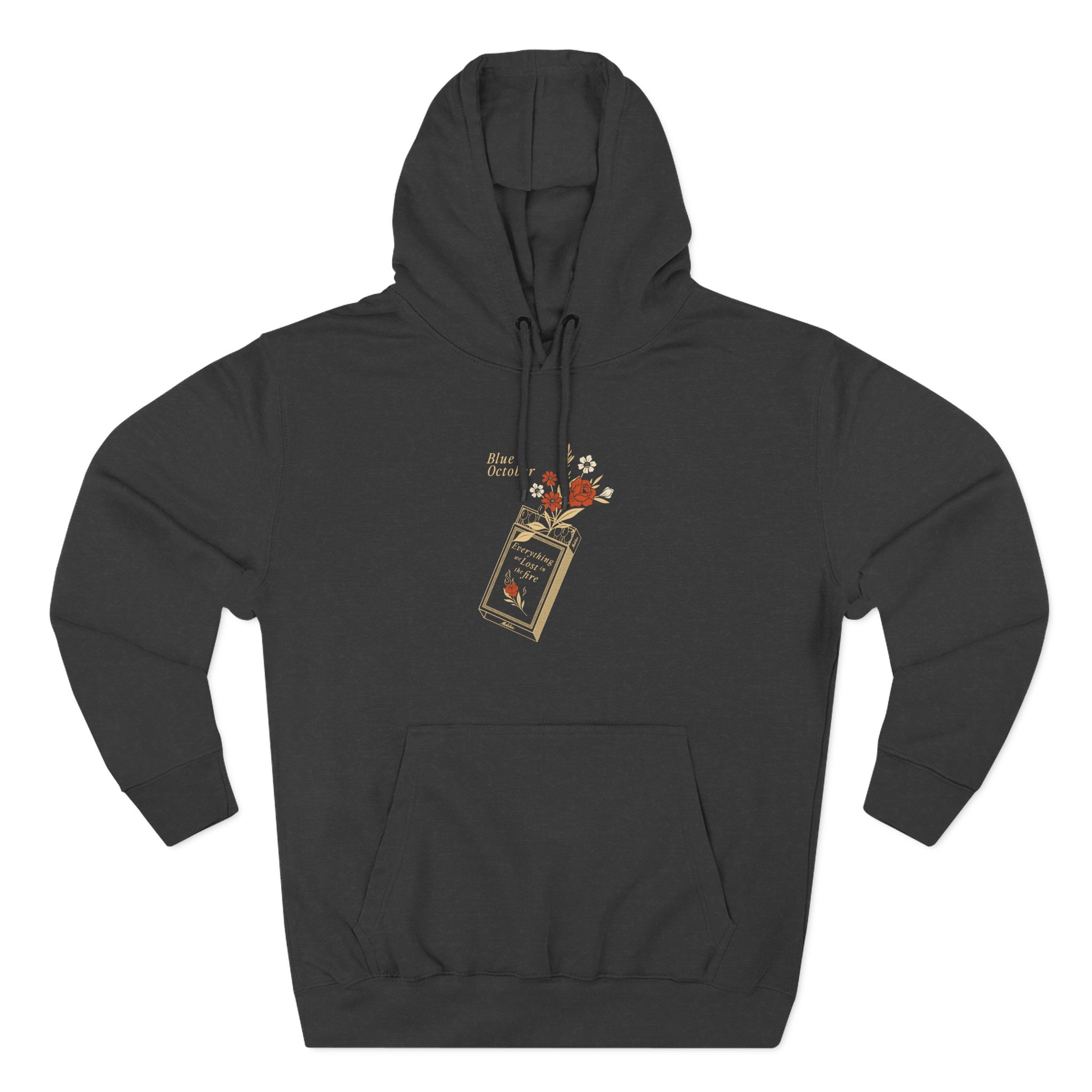 Blue October Everything We Lost in the Fire Three-Panel Fleece Hoodie - Image 3