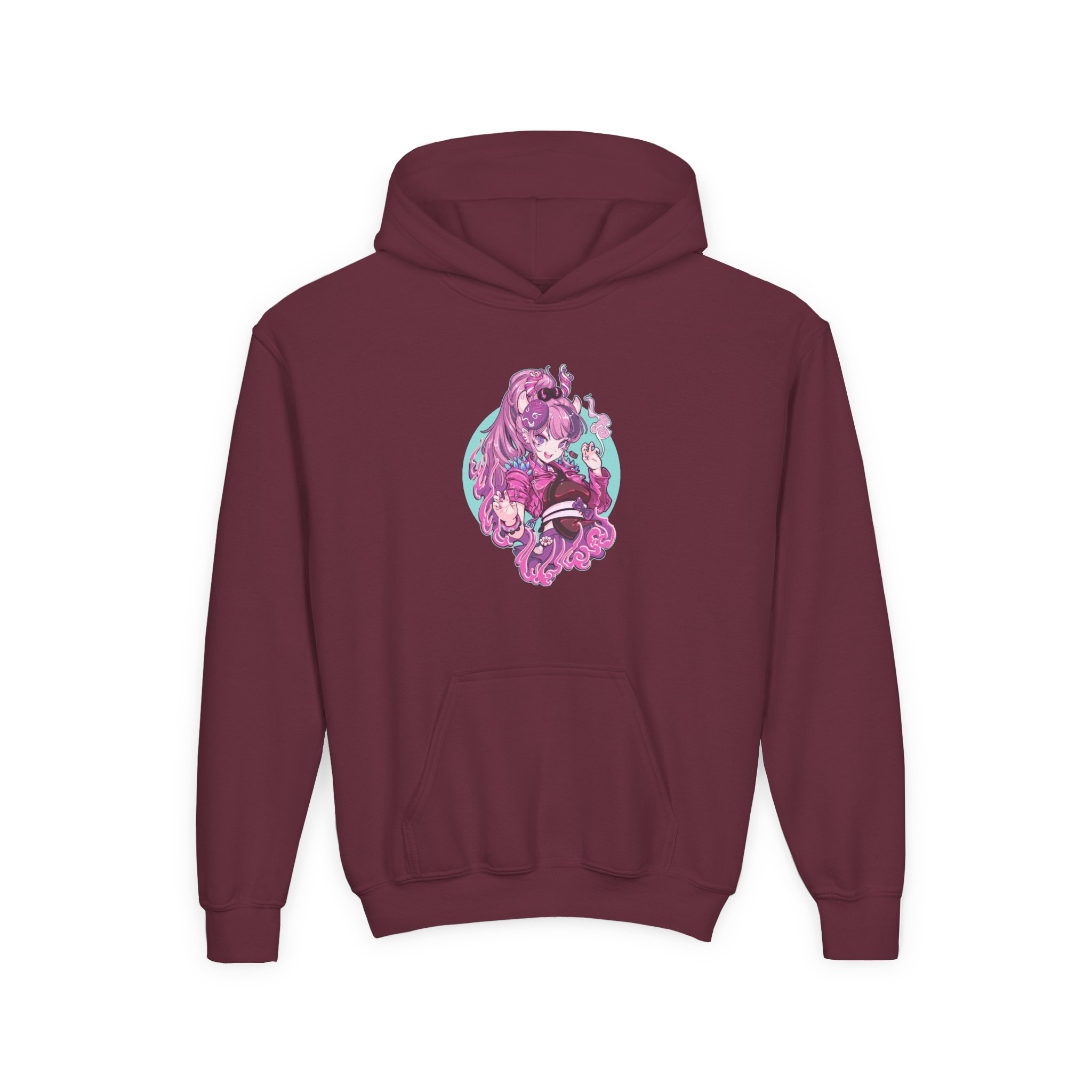 Ironmouse × Invasion Club Youth Heavy Blend Hooded Sweatshirt - Image 3