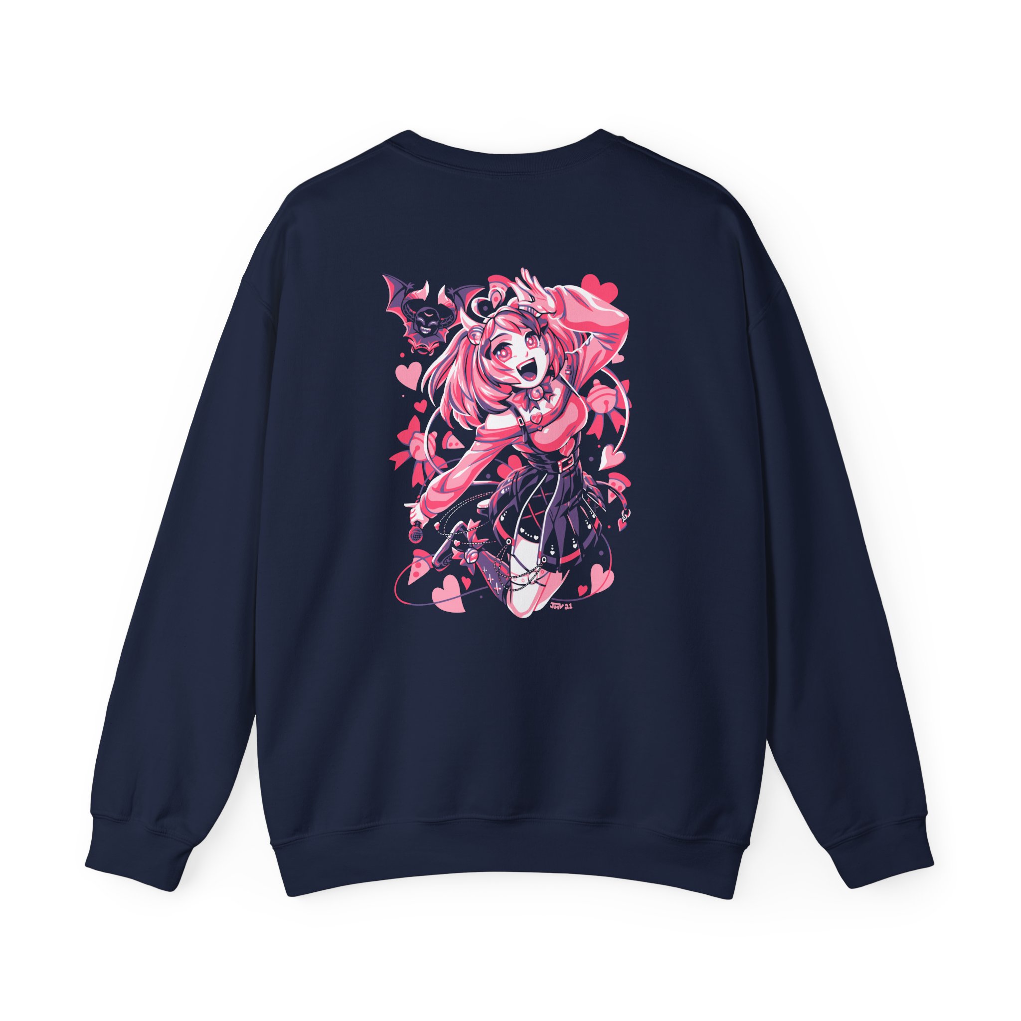 Ironmouse Anime Unisex Heavy Blend™ Crewneck Sweatshirt - Image 8