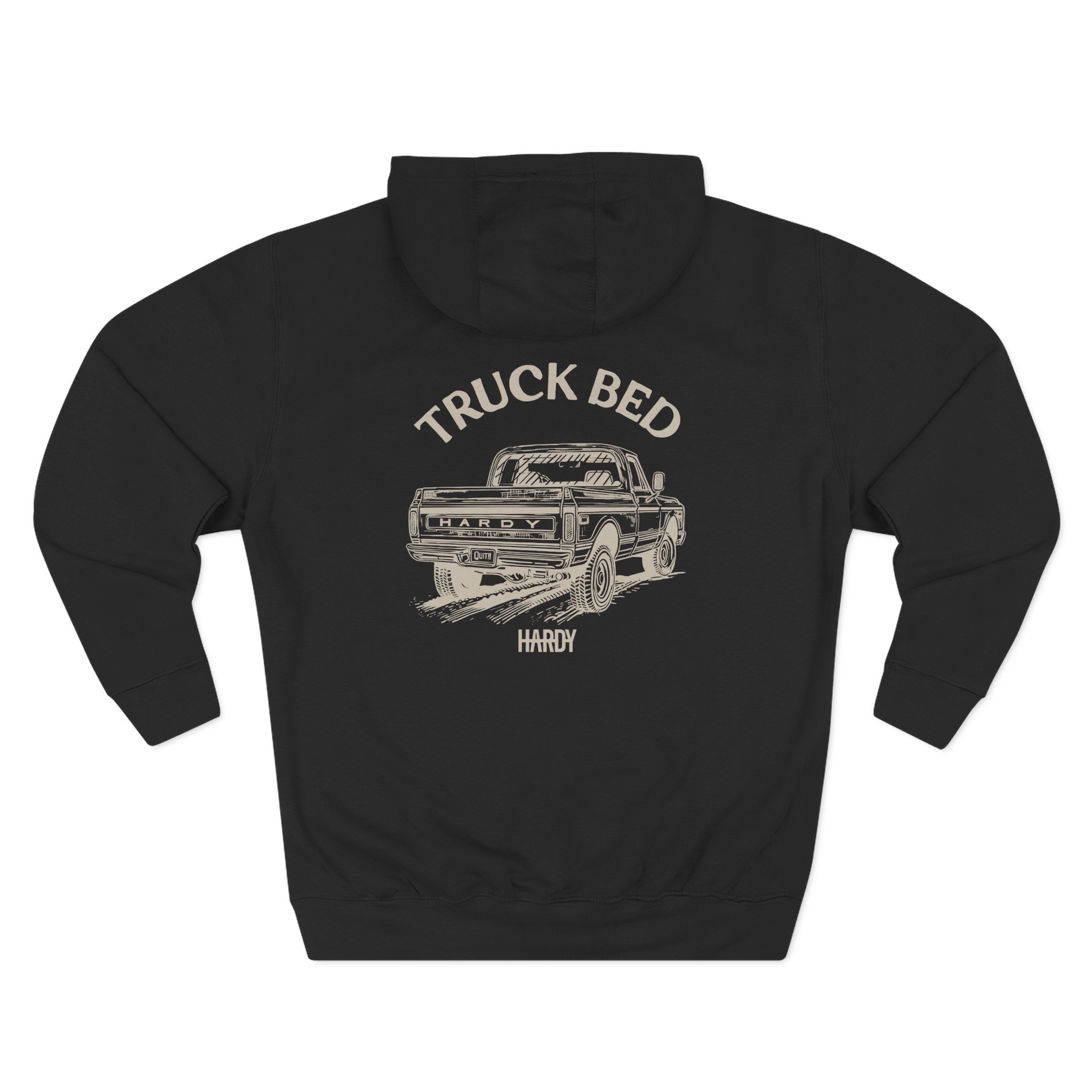 Hd Truck Bed Three-Panel Fleece Hoodie - Image 2