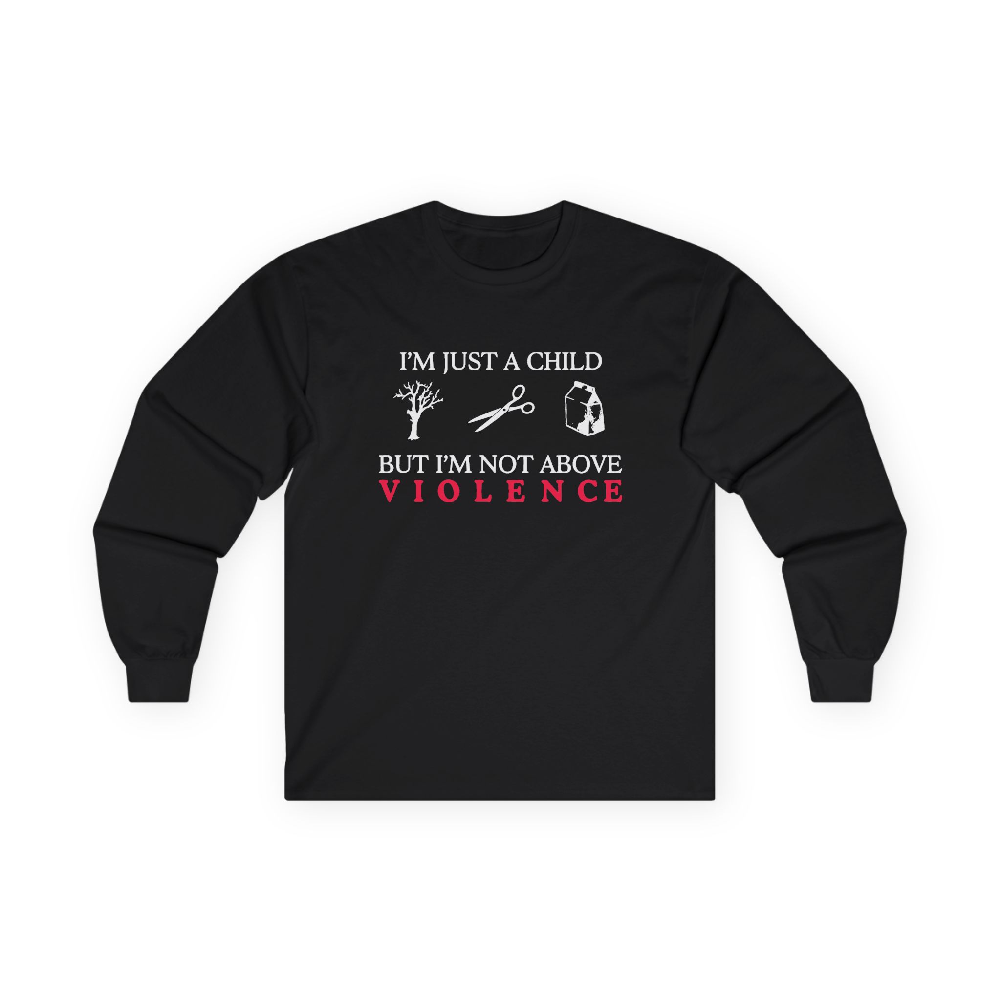Ethel Cain Not Above Violence Unisex Ultra Cotton Long Sleeve Tee - Image 3