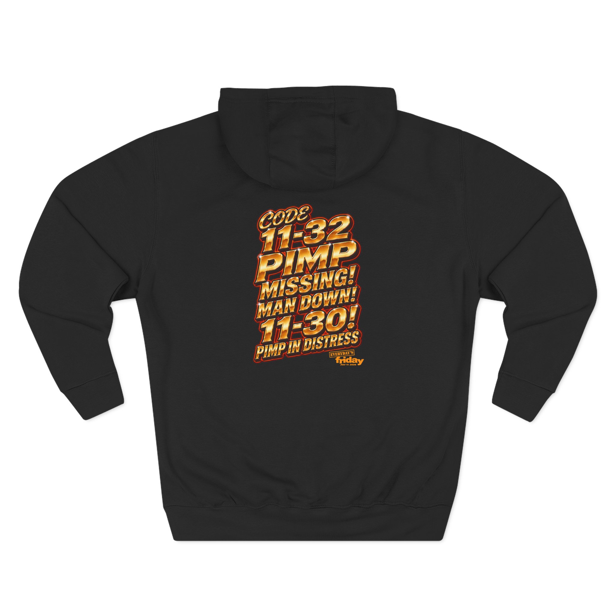 Ice Cube Pimp Three-Panel Fleece Hoodie - Image 2