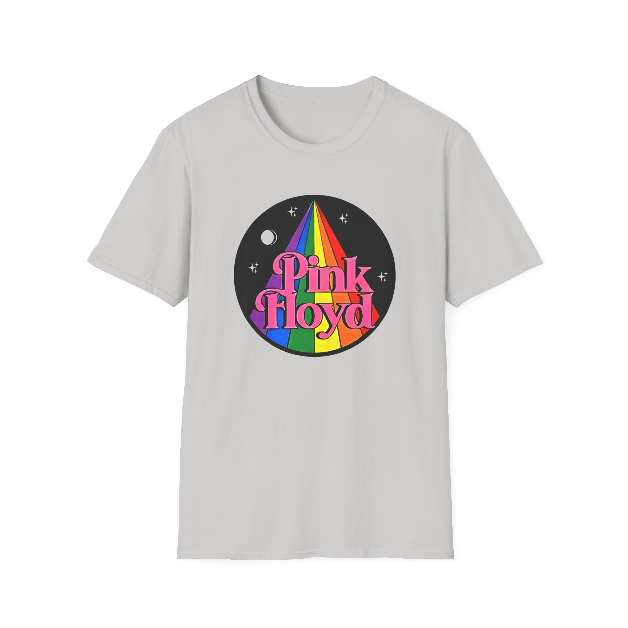 Pink Floyd Rainbow Unisex Softstyle T-shirt - Image 5