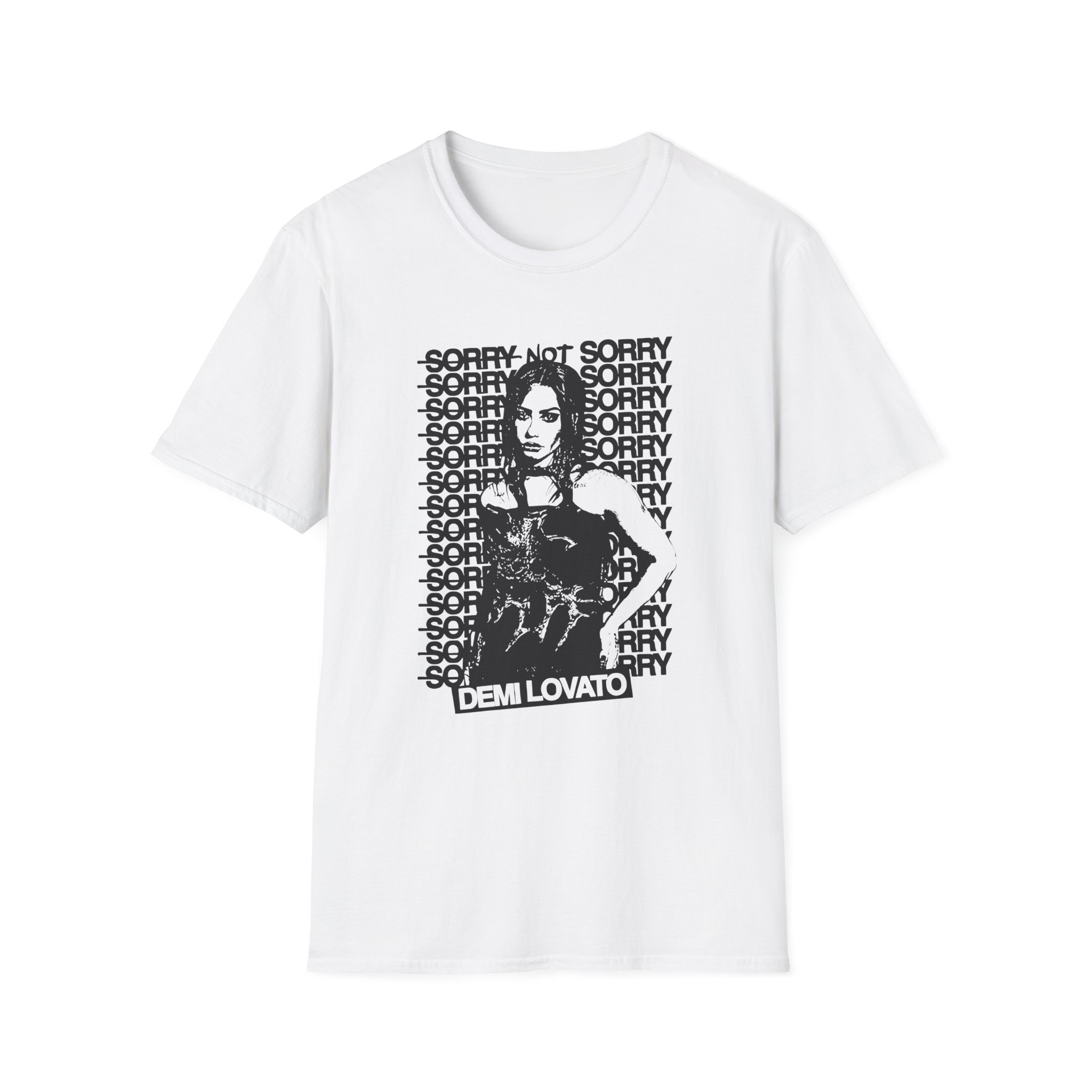 D L Sorry Not Sorry Unisex Softstyle T-Shirt