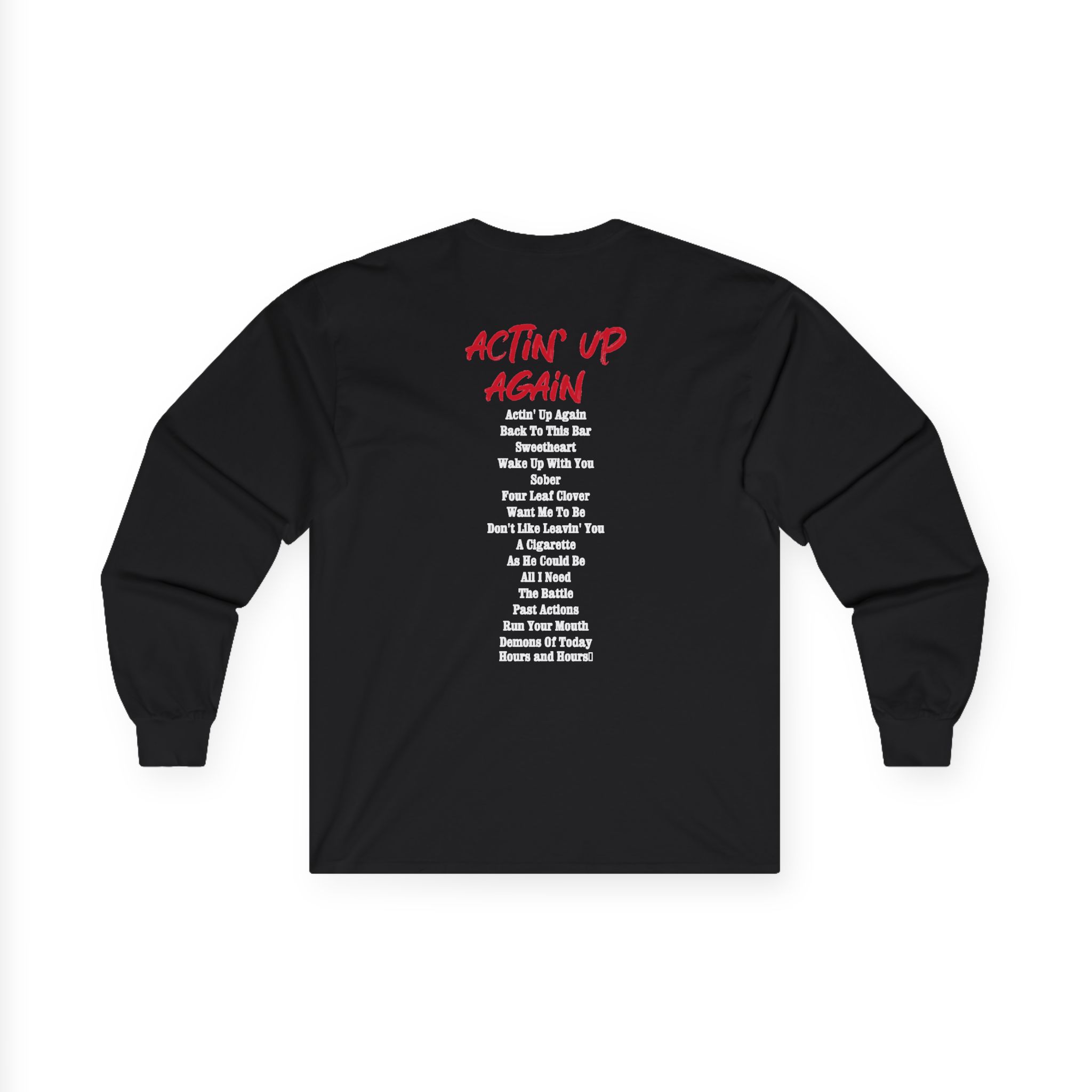 Gavin Adcock Actin' Up Again Album Unisex Ultra Cotton Long Sleeve Tee - Image 2