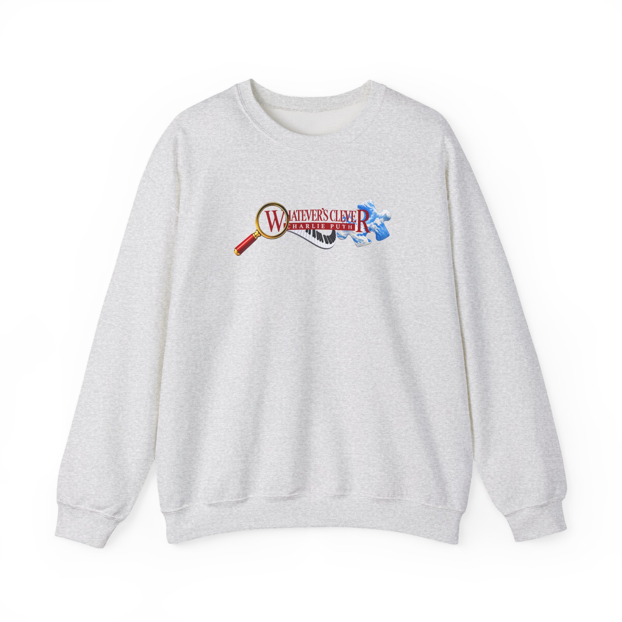Charlie Puth Whatever's Clever! 2026 Unisex Heavy Blend™ Crewneck Sweatshirt - Image 3