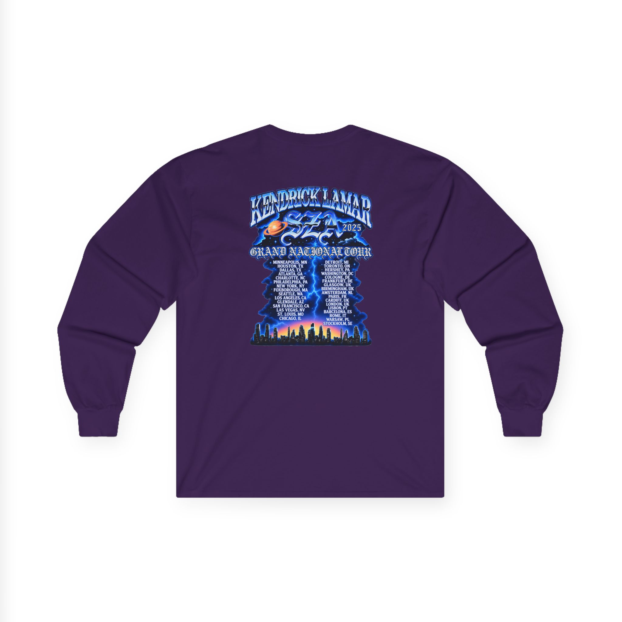 Sza Sos Gloria Grand National Tour Unisex Ultra Cotton Long Sleeve Tee - Image 6