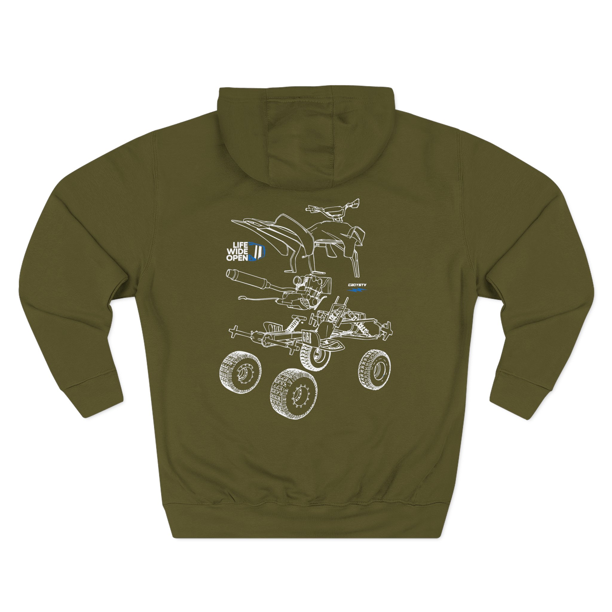 Cboystv Quad Blowup Three-Panel Fleece Hoodie - Image 6