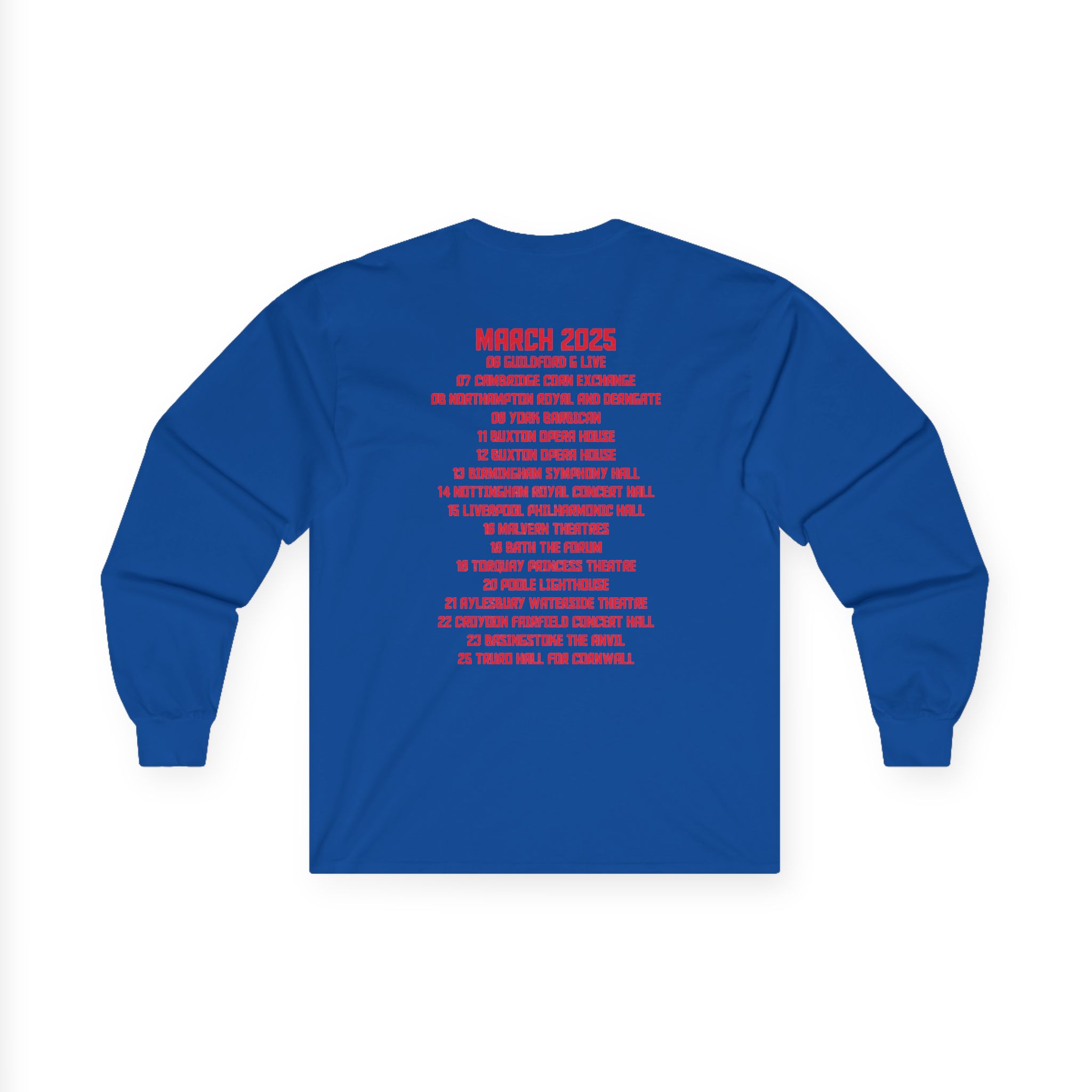 Levellers 2025 March We the Collective Tour Unisex Ultra Cotton Long Sleeve Tee - Image 8