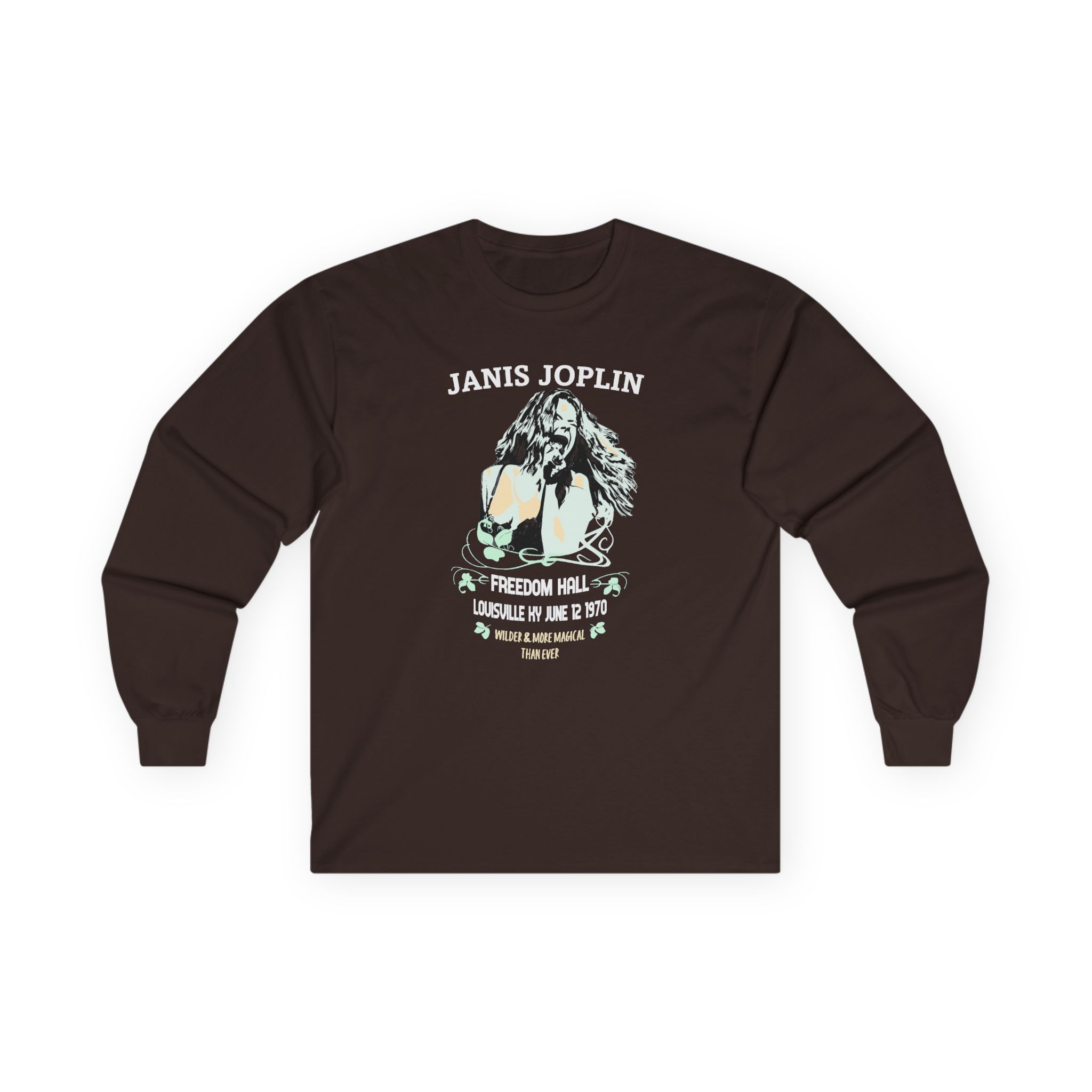 Janis Joplin Freedom Hall Unisex Ultra Cotton Long Sleeve Tee - Image 5