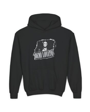 D L Ripped Photo Youth Heavy Blend Hooded Sweatshirt