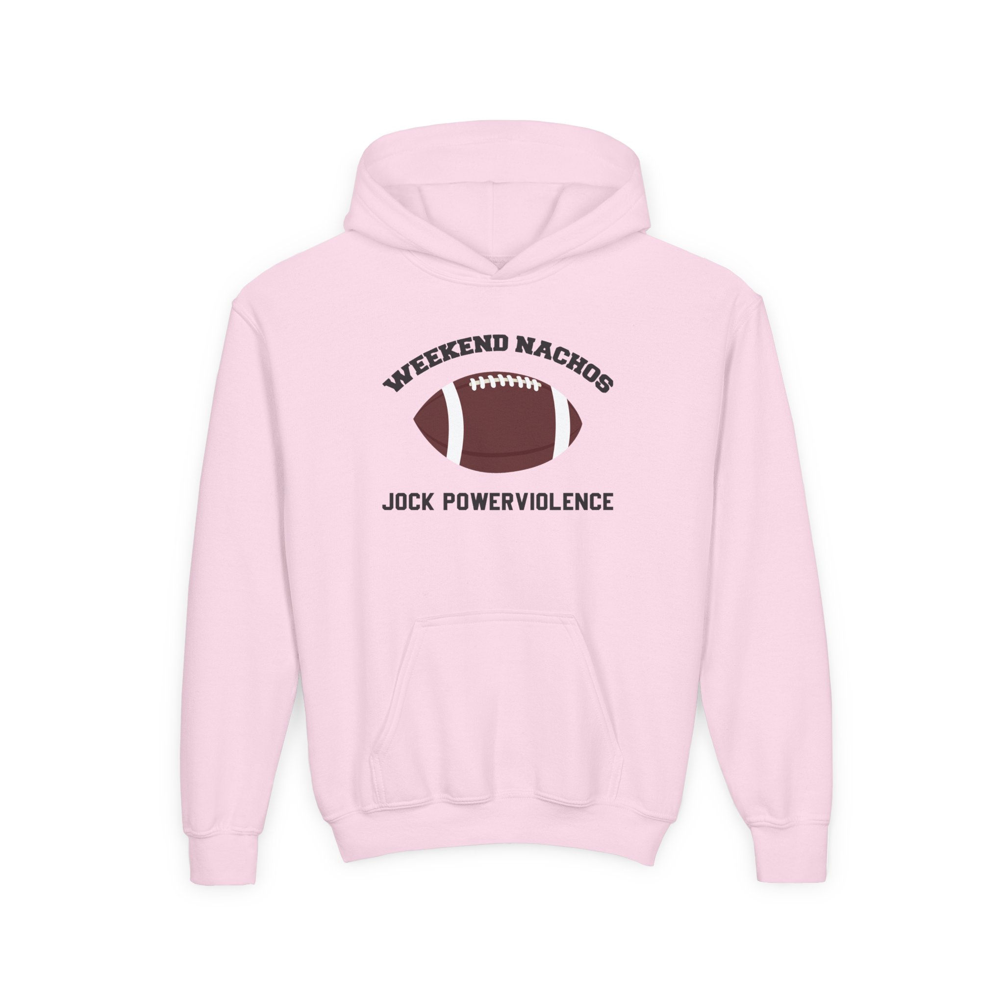 Youth Weekend Nachos Jock Heavy Blend Hooded Sweatshirt - Image 9