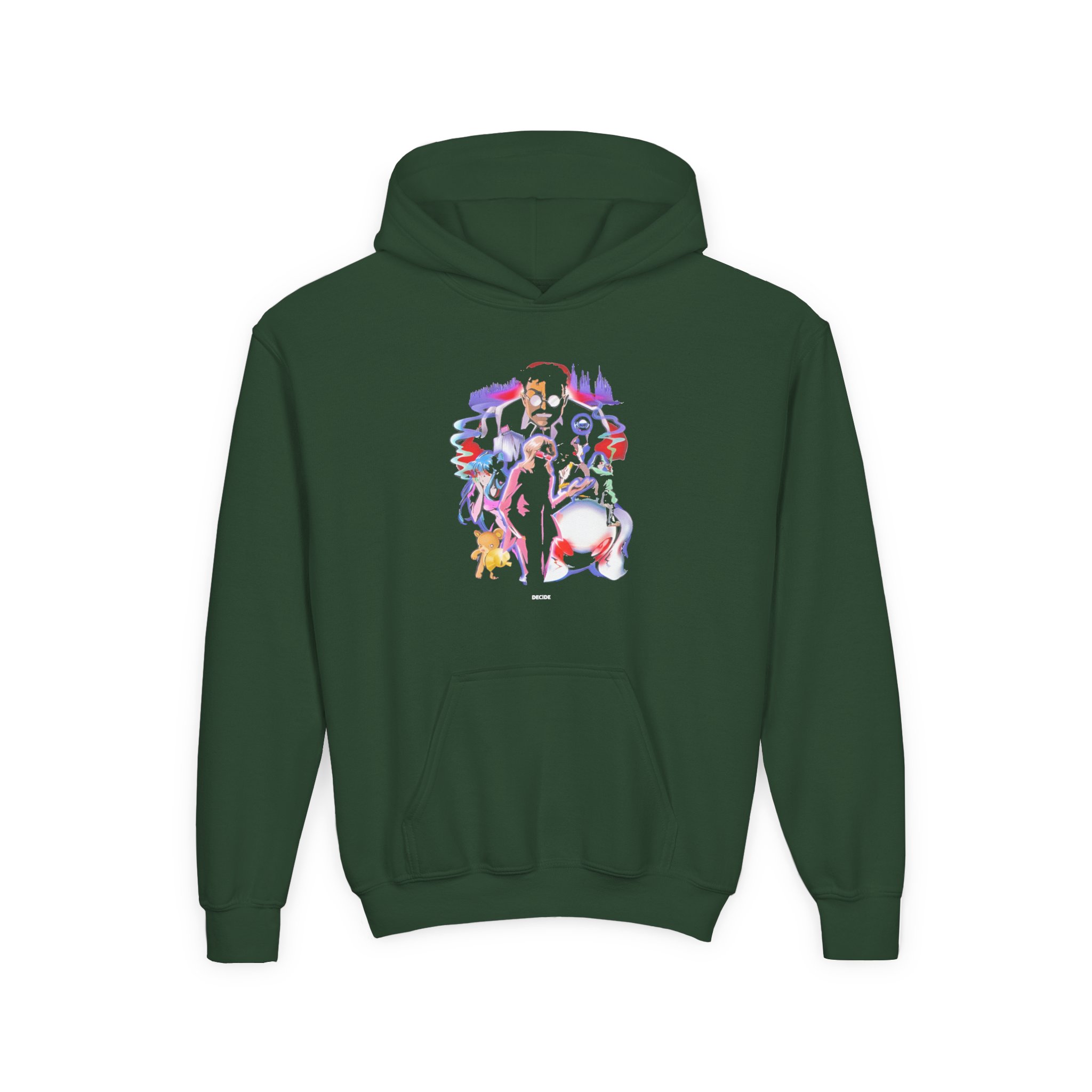 Djo Decide Deluxe Youth Heavy Blend Hooded Sweatshirt - Image 3