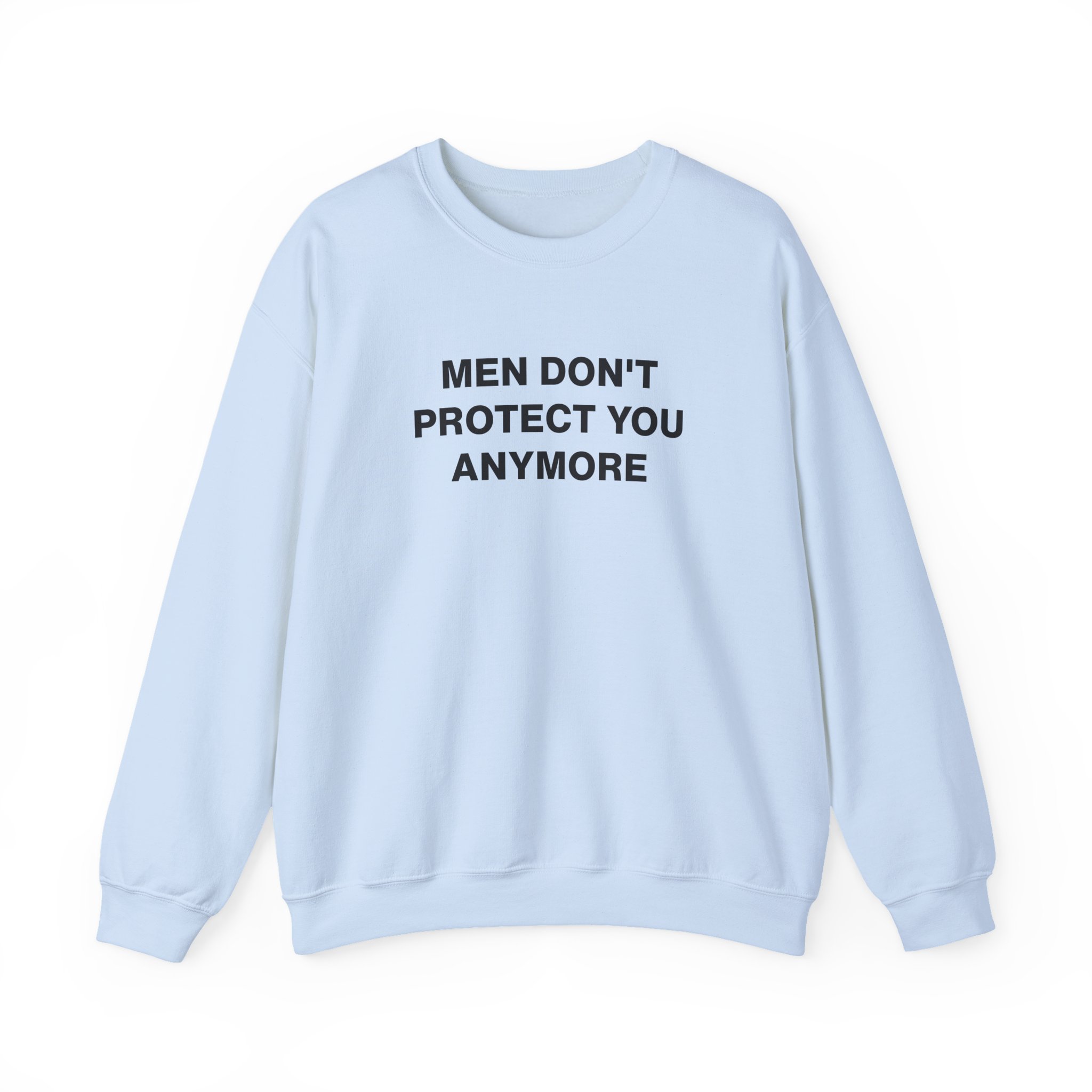 Jenny Holzer Men Don´t Protect You Anymore Unisex Heavy Blend™ Crewneck Sweatshirt - Image 9