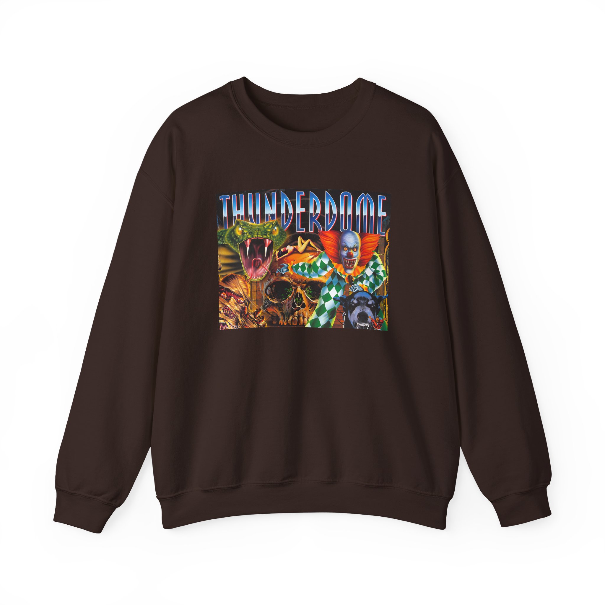 Thunderdome Hardcore Will Never Die Unisex Heavy Blend™ Crewneck Sweatshirt - Image 3
