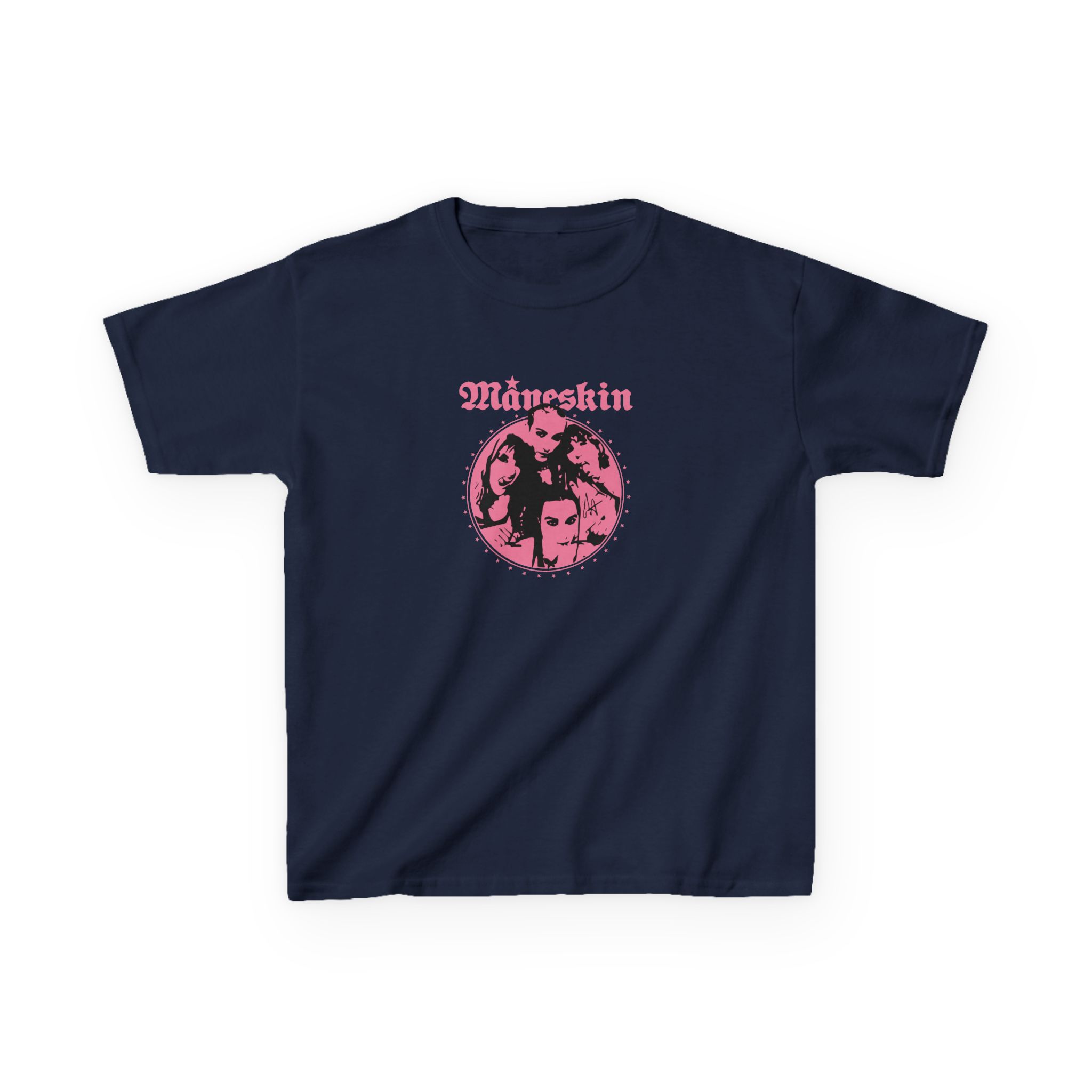 Kids Maneskin Pink Fisheye Band Heavy Cotton™ Tee - Image 11