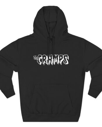 The Cramps Logo Three-Panel Fleece Hoodie