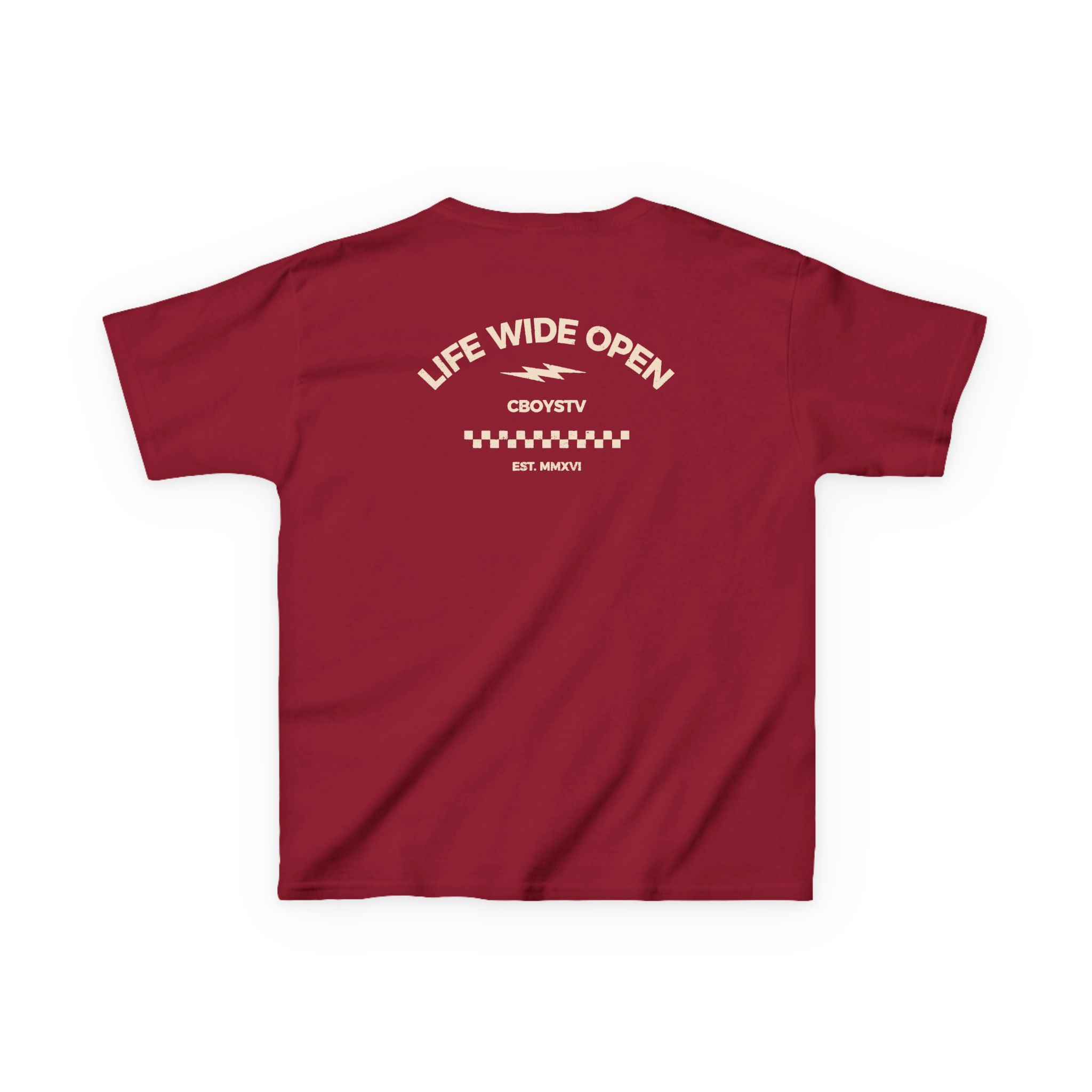 Kids Cboystv Checkered Tournament Heavy Cotton™ Tee - Image 20