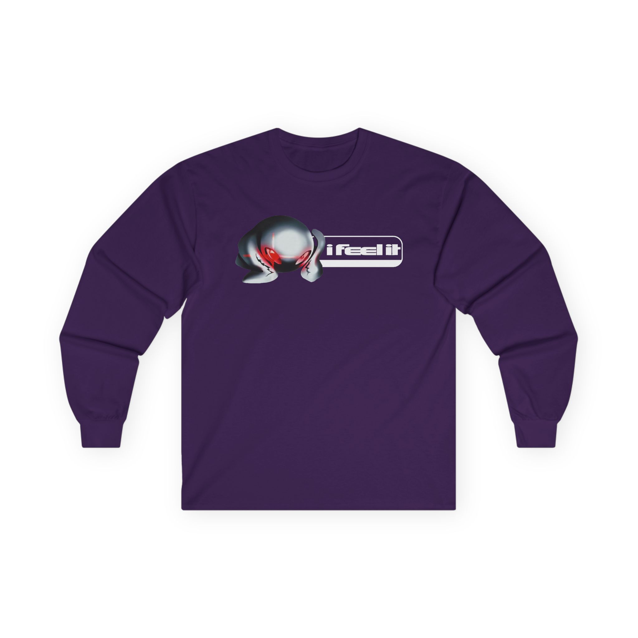 Djo I Feel It Unisex Ultra Cotton Long Sleeve Tee - Image 7
